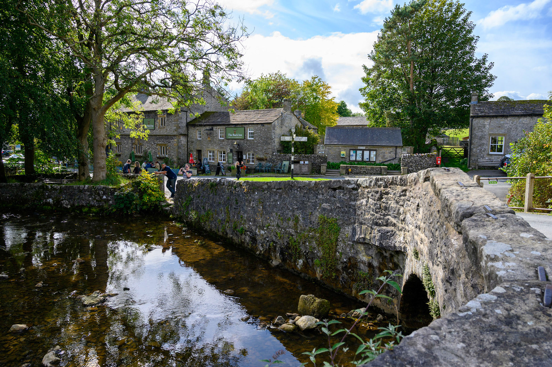 The village of Malham, North Yorkshire.