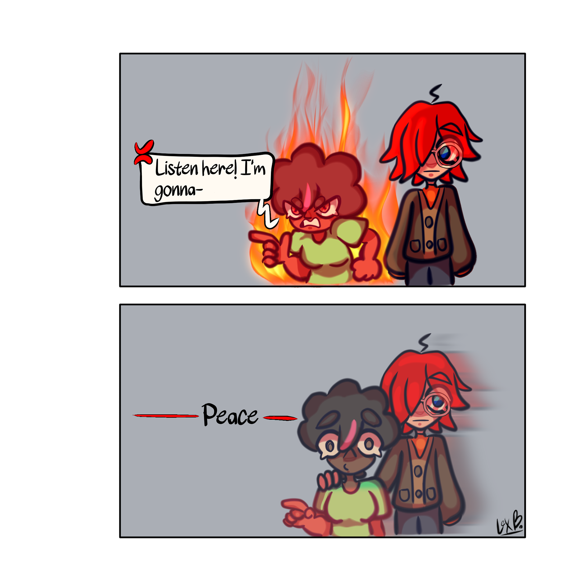 Artz Comic panel 1, 2024