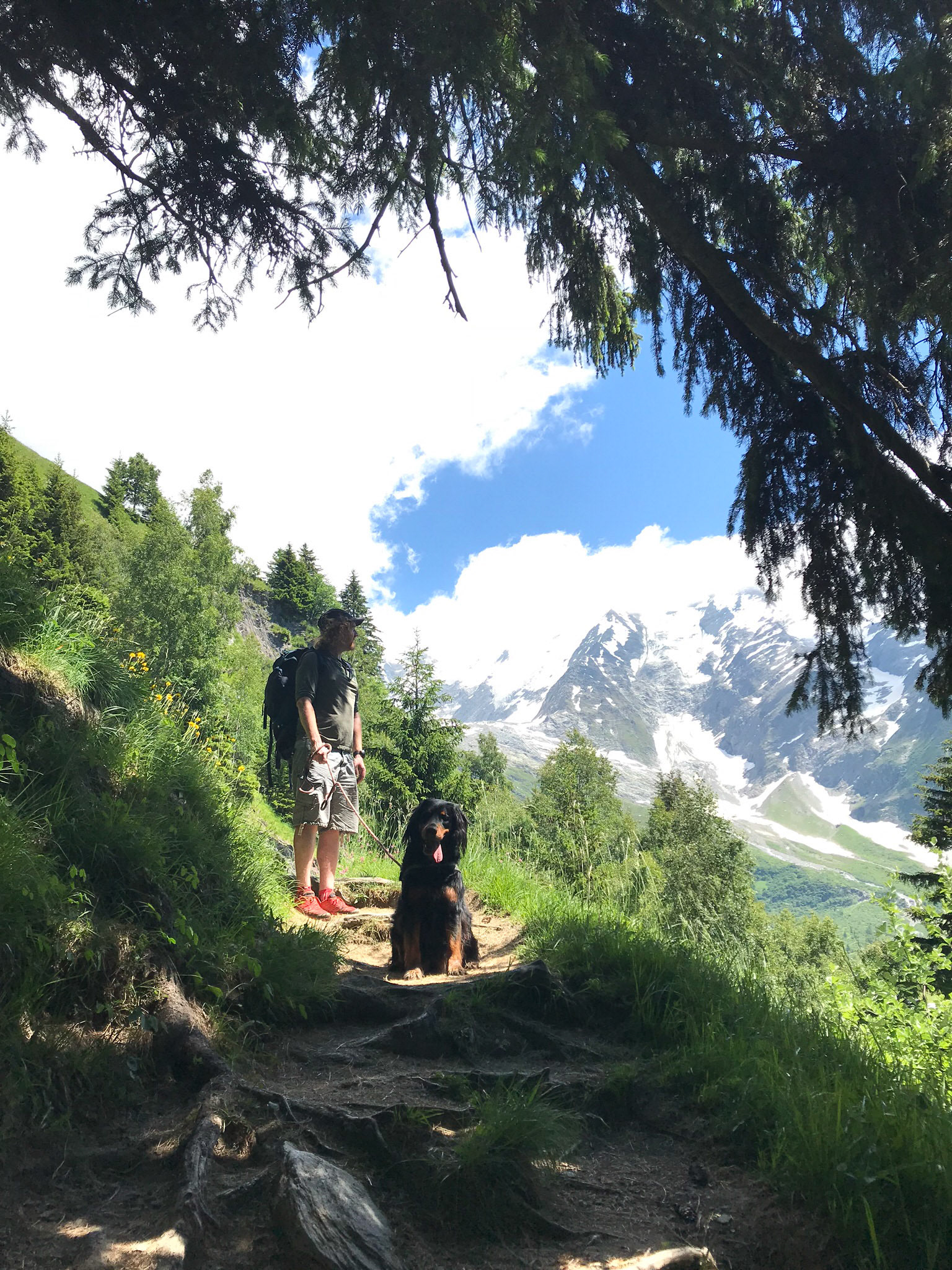 Walk up to Chalets des Miage / La montée aux Chalets des Miage /