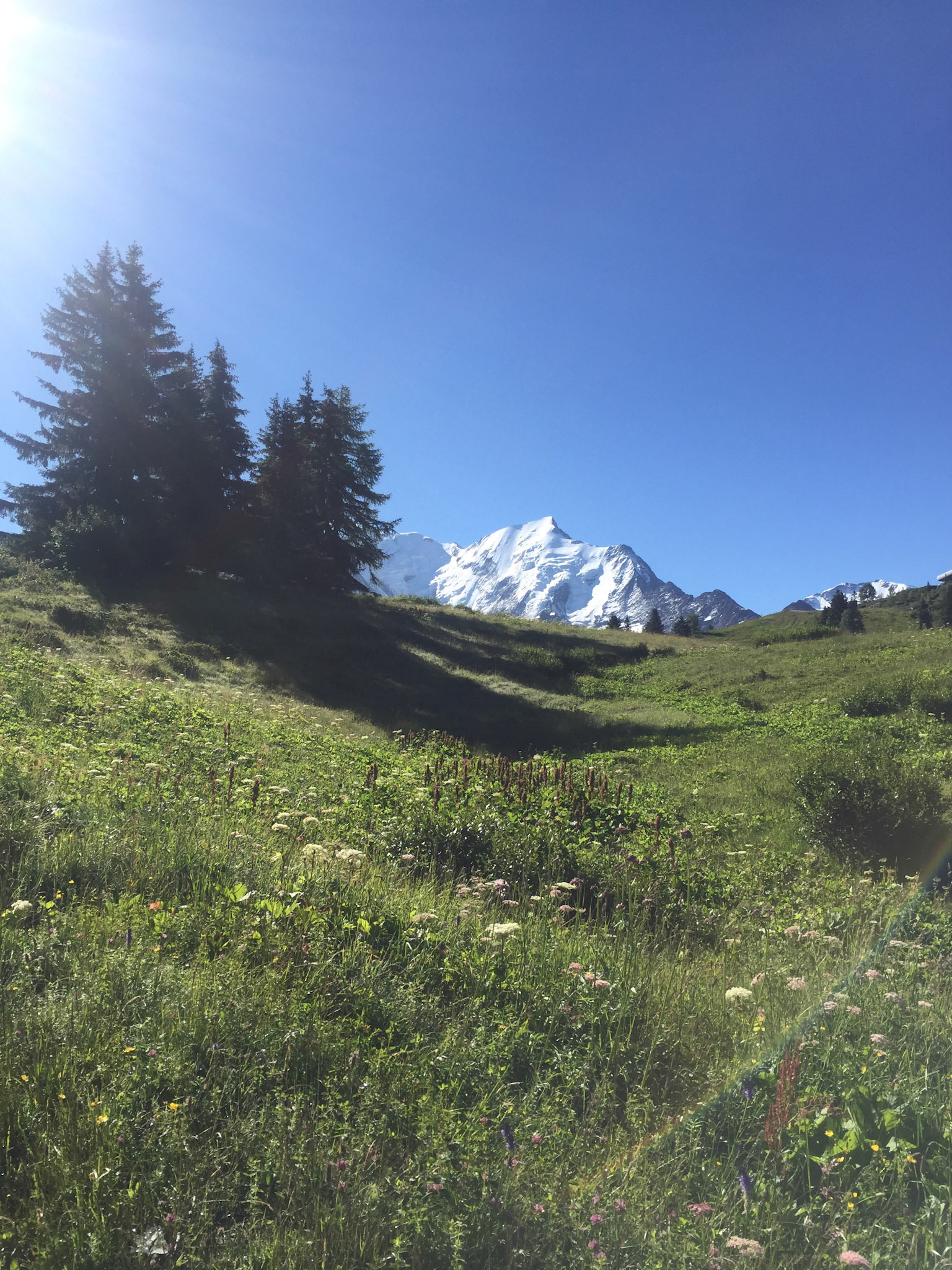 Vue d'en haut Saint Gervais