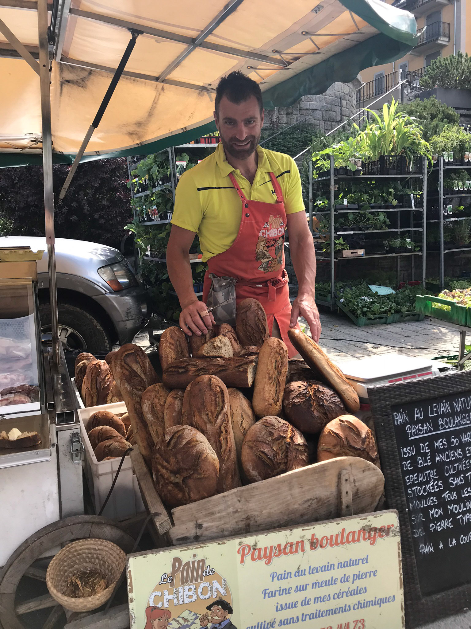 St G  Thursday market / Jeudi marché -Gérard - Pain du Chibon