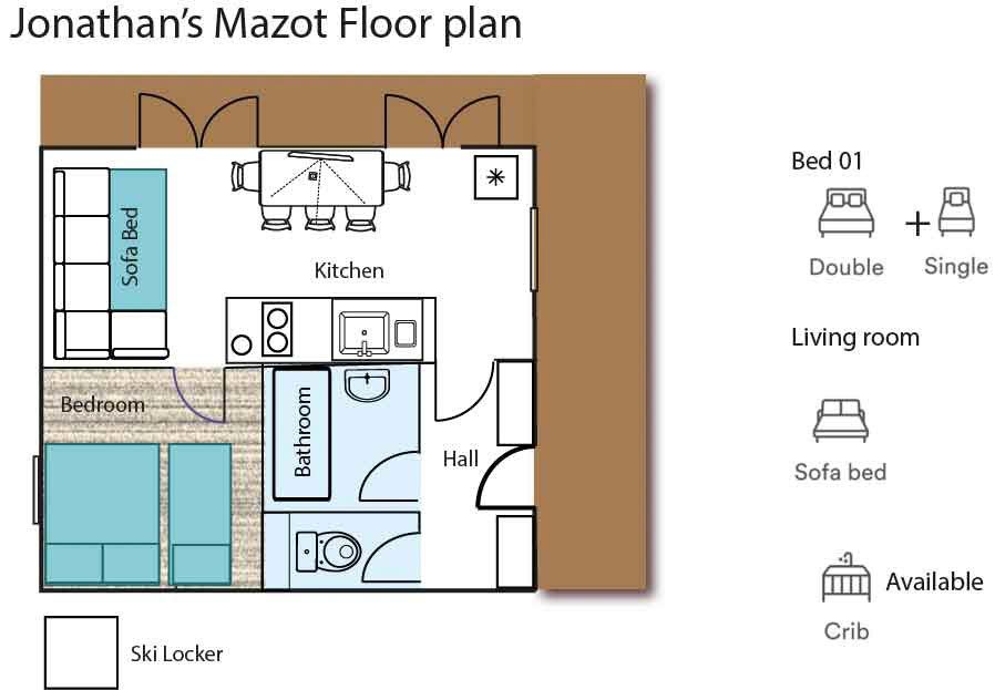 Floor plan / Plan d'étage