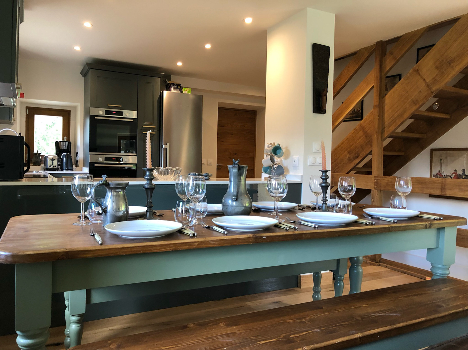 Open plan living area