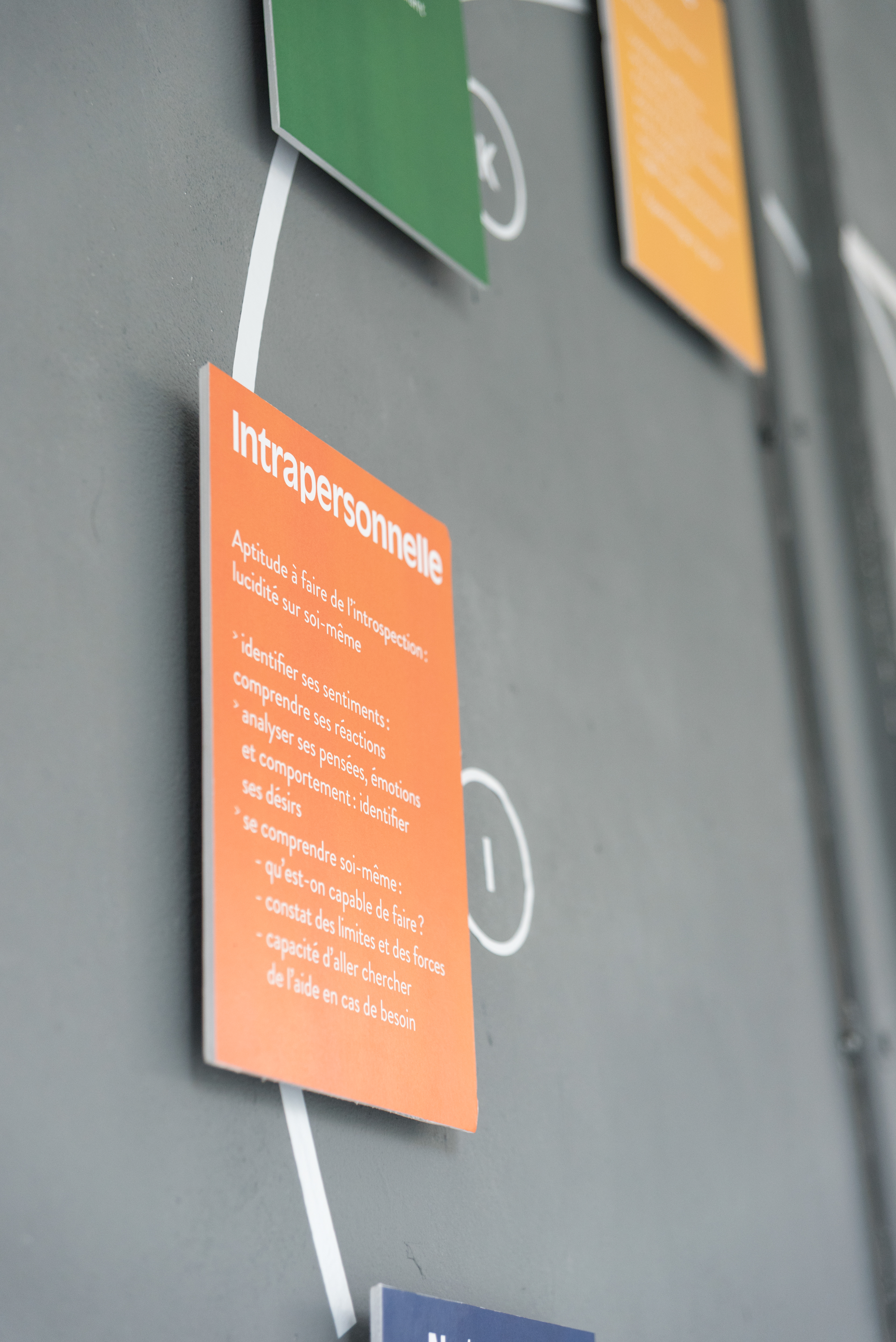 Présentation face au jury, les intelligences multiples.
