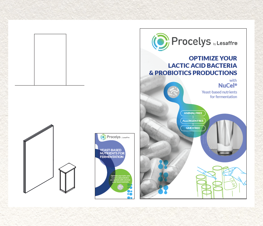 Sélection du stand et du podium, préparés pour l’impression.