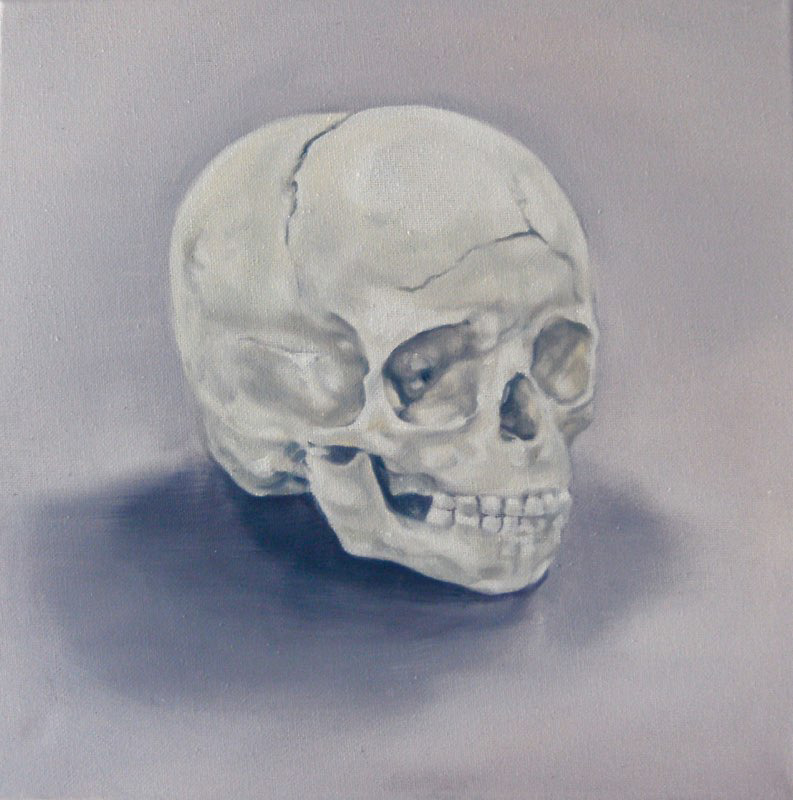 Skull of a broken child   30x30