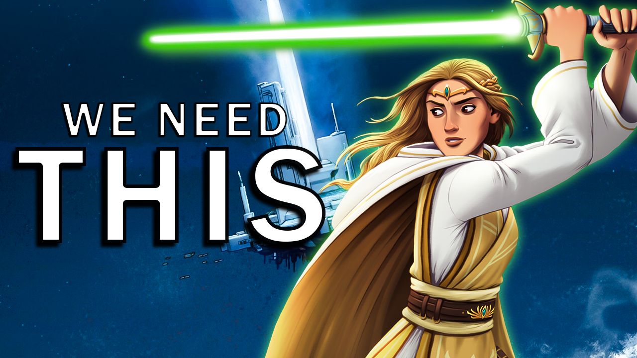 The thumbnail shown was for a video talking about why Star Wars should have a High Republic show.
