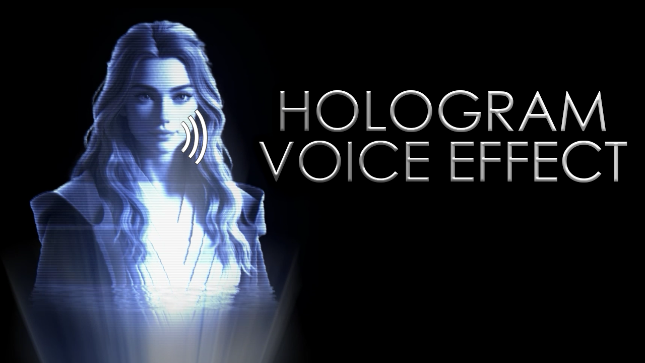 This thumbnail was created for a tutorial video on creating a hologram voice effect. My goal was to make it a more subtle approach using a simple speaking symbol to illustrate what it was about.
