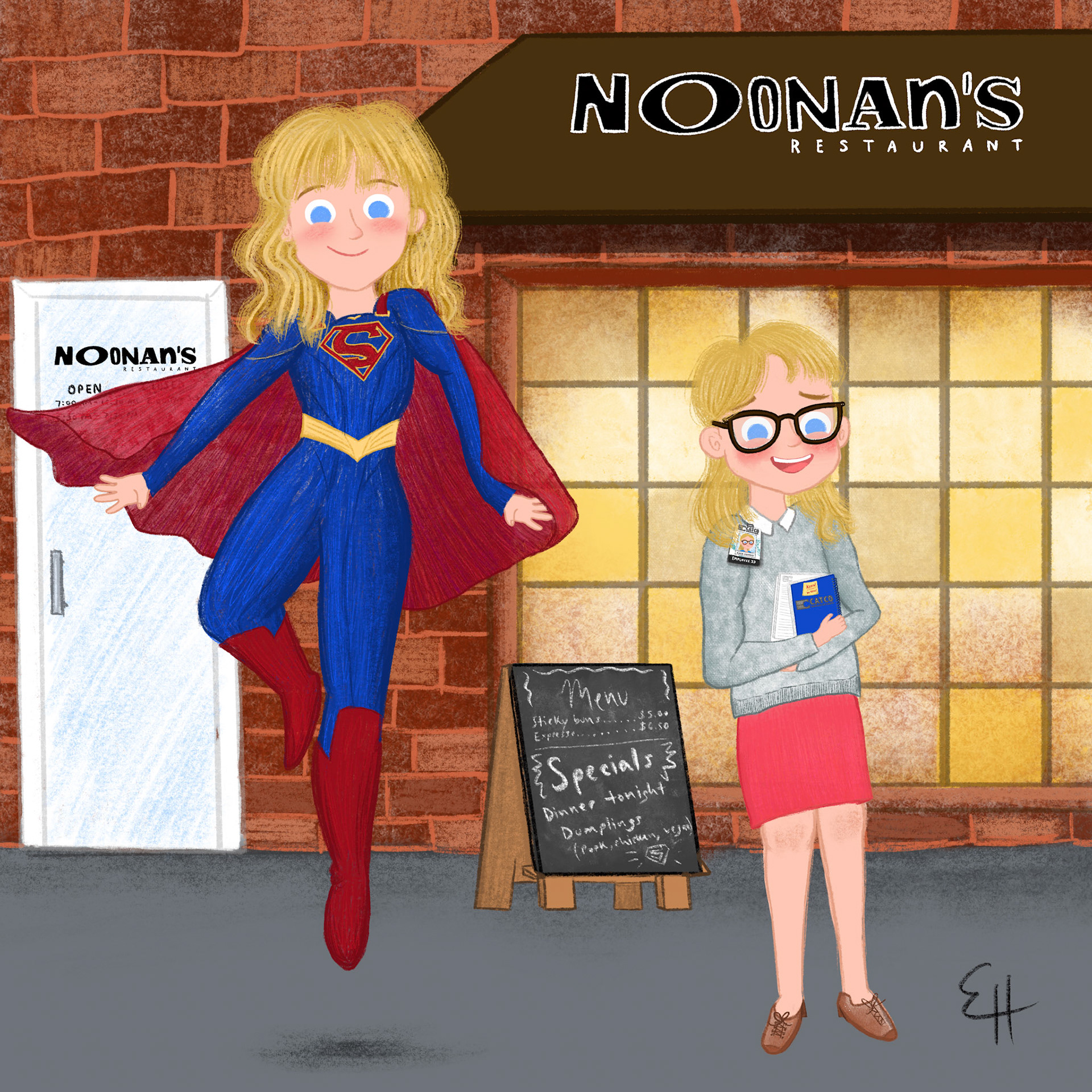 Supergirl illustration