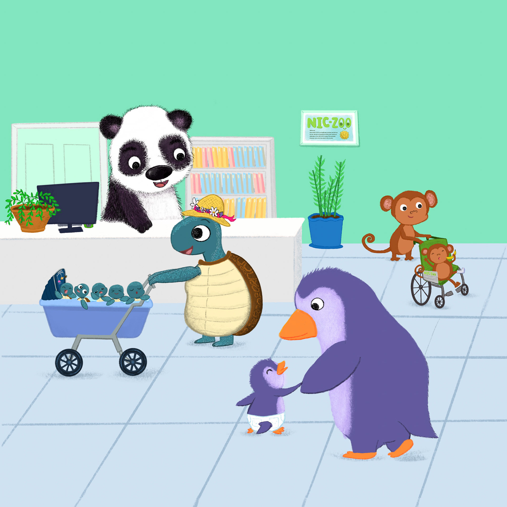 Welcome to the NIC-Zoo - board book