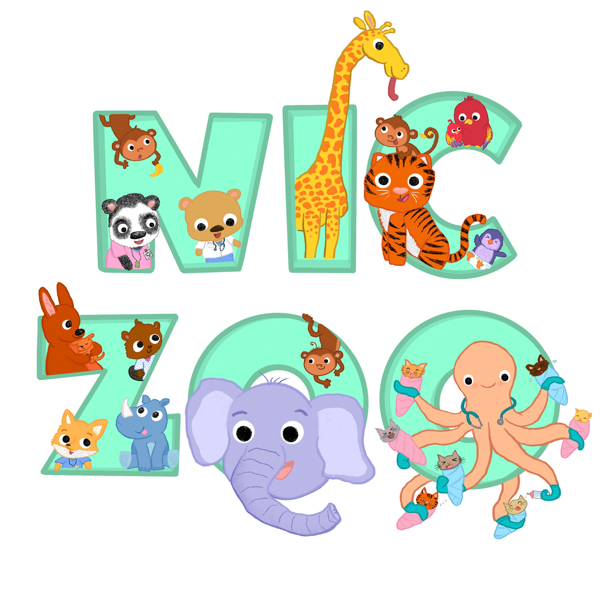 Welcome to the NIC-Zoo - board book