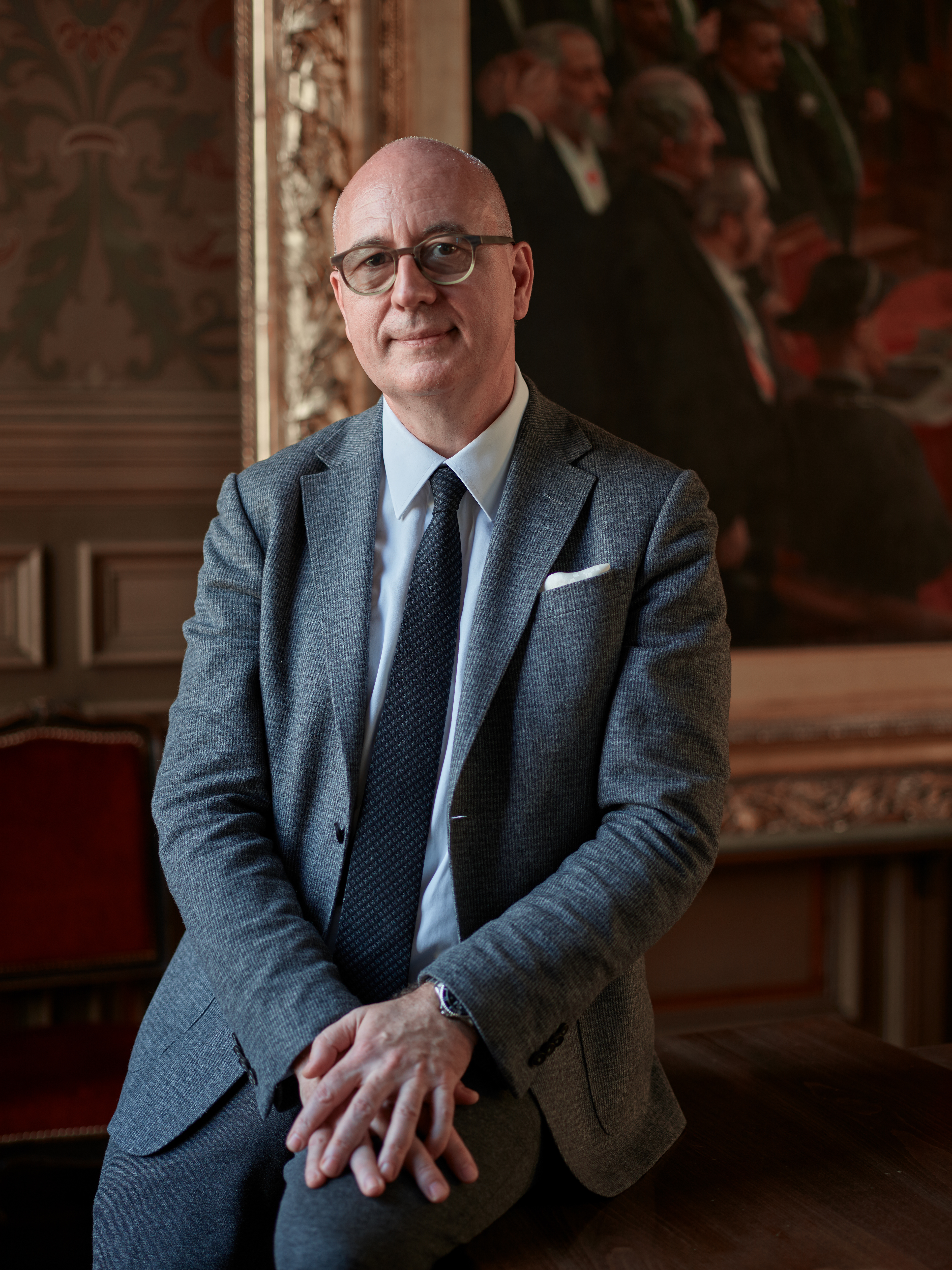 Official portrait of the Rector of the Paris Academy, Christophe Kerrero