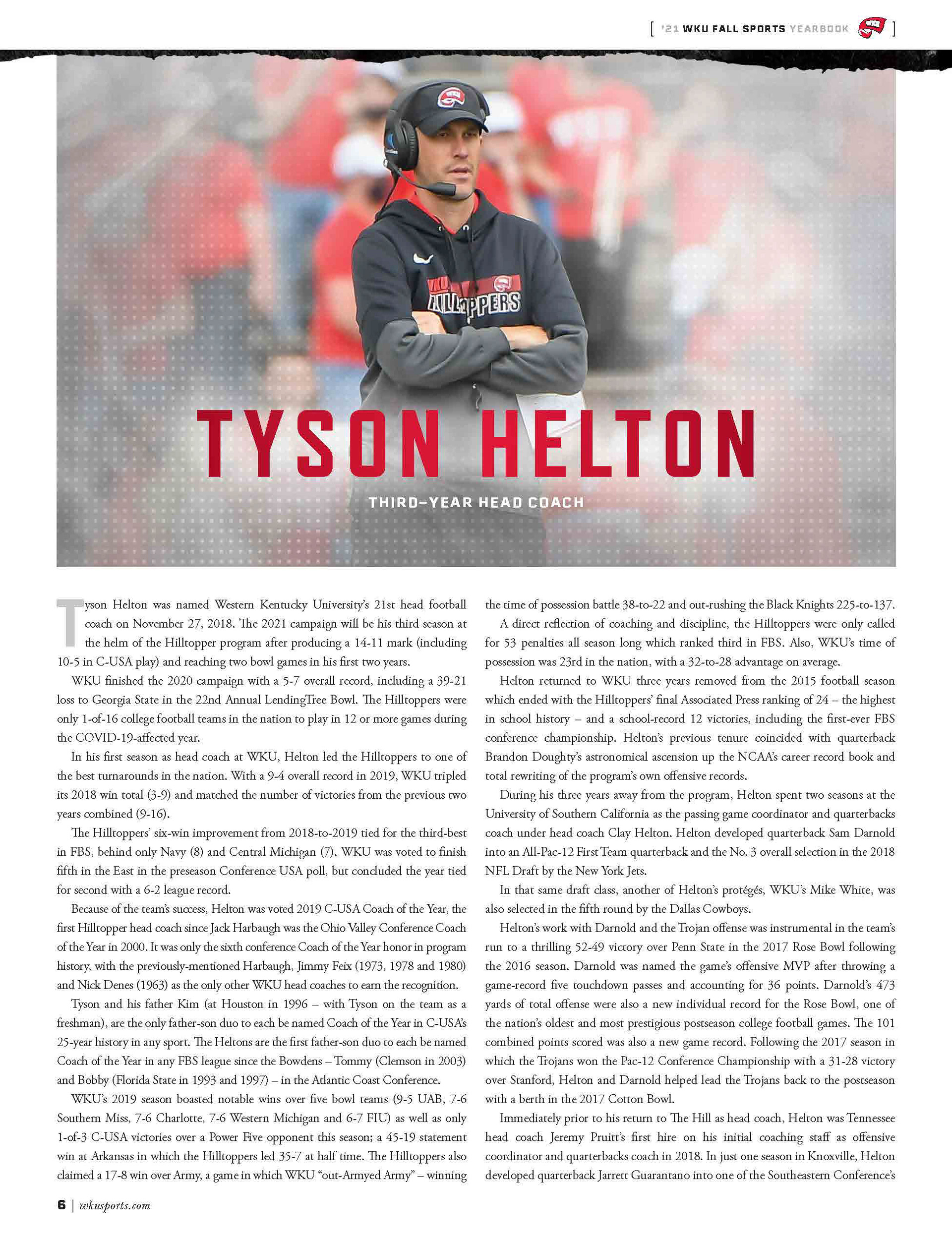 WKU Head Coach Feature