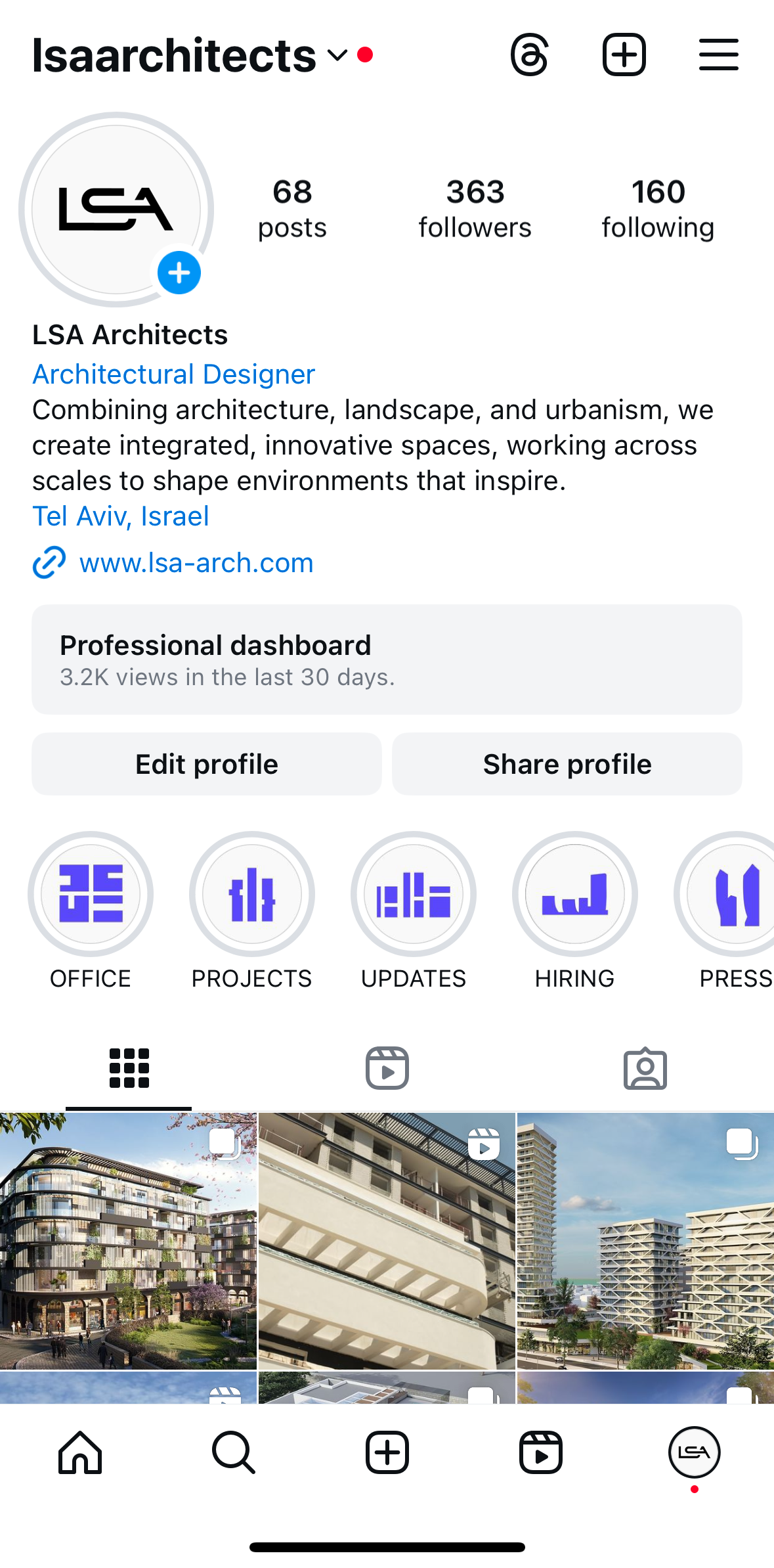 LSA architects - social media & branding