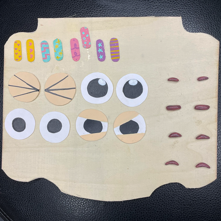 Bandaids, goggle replacements, and eyebrows