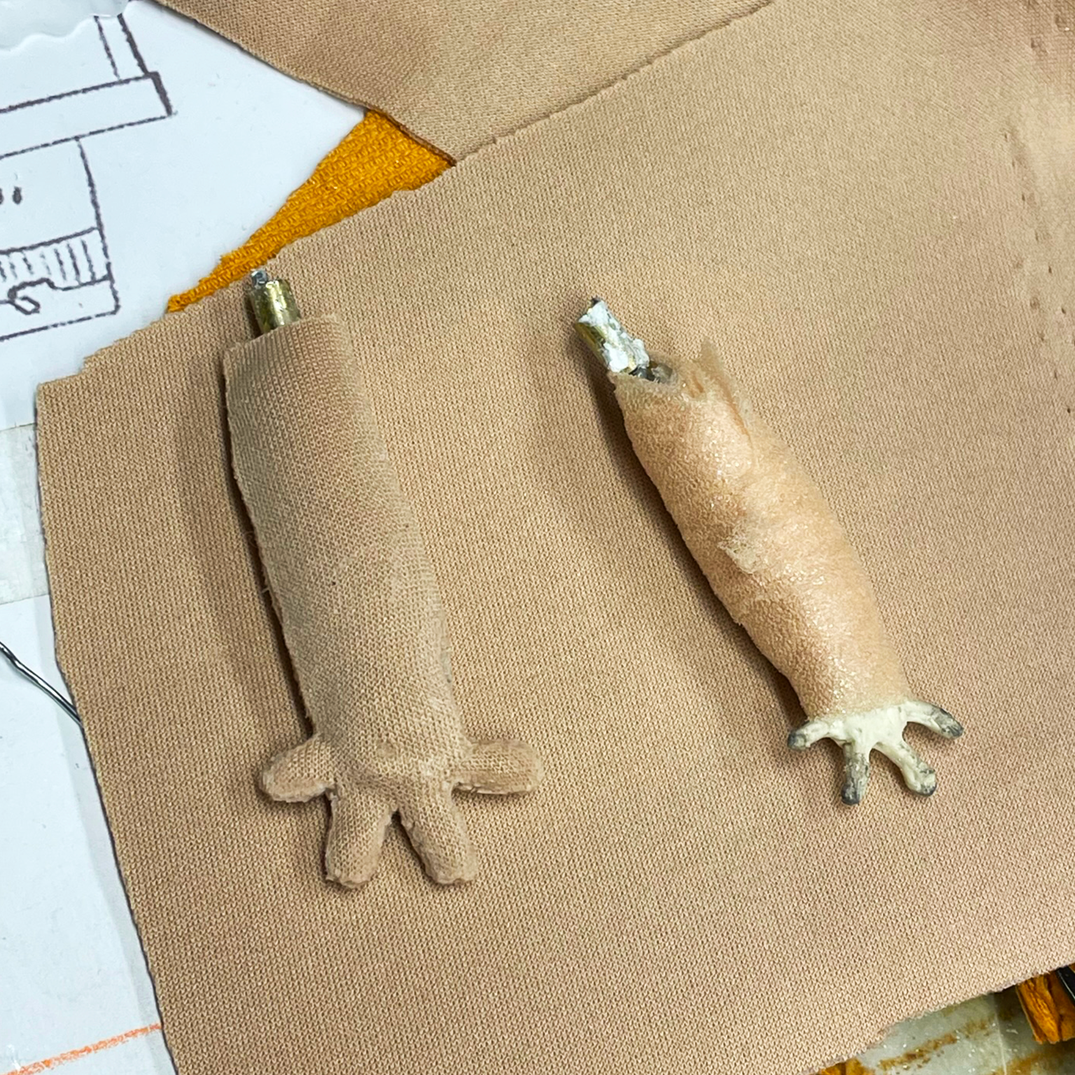 Final vs. foam base