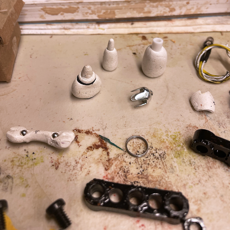 Miniature epoxy tools & greebles
