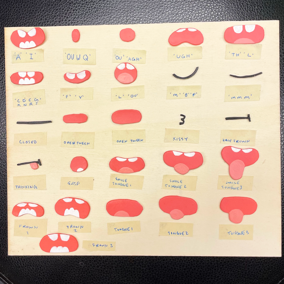 Mouth replacement chart