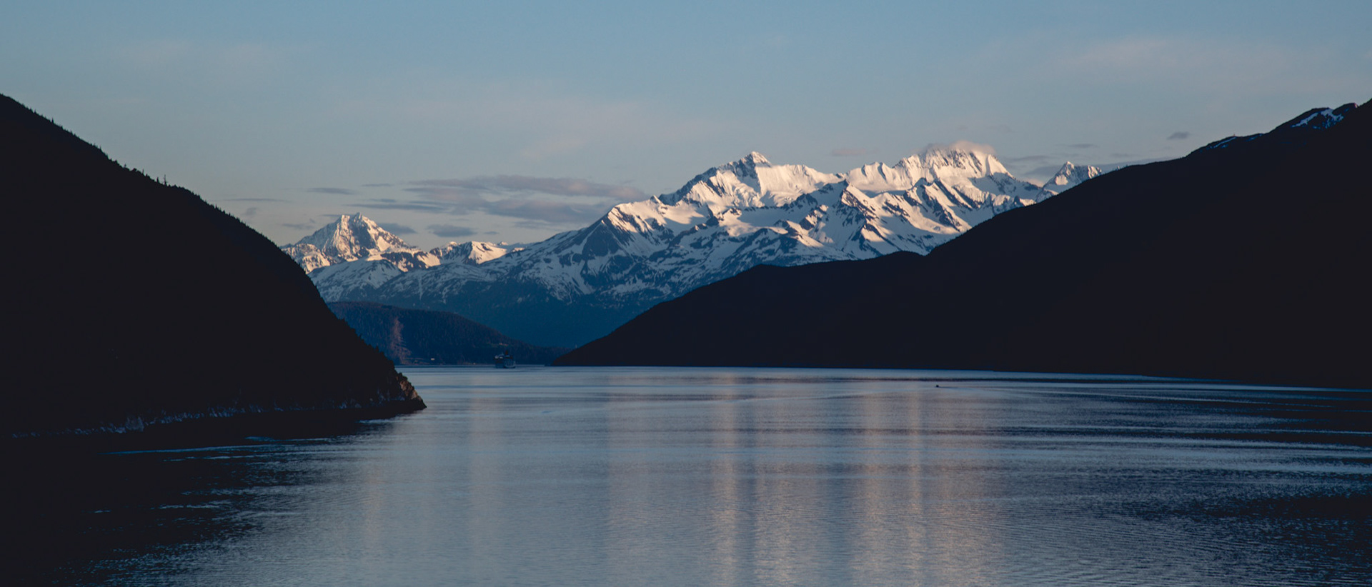 Departing Skagway via Cruise Ship