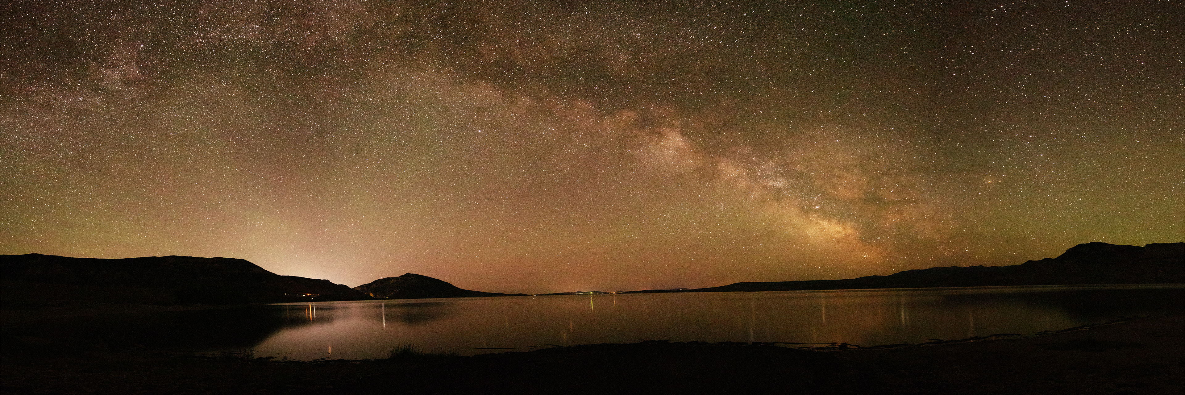 Buffalo Bill Reservoir, WY (panorama only 10x30)