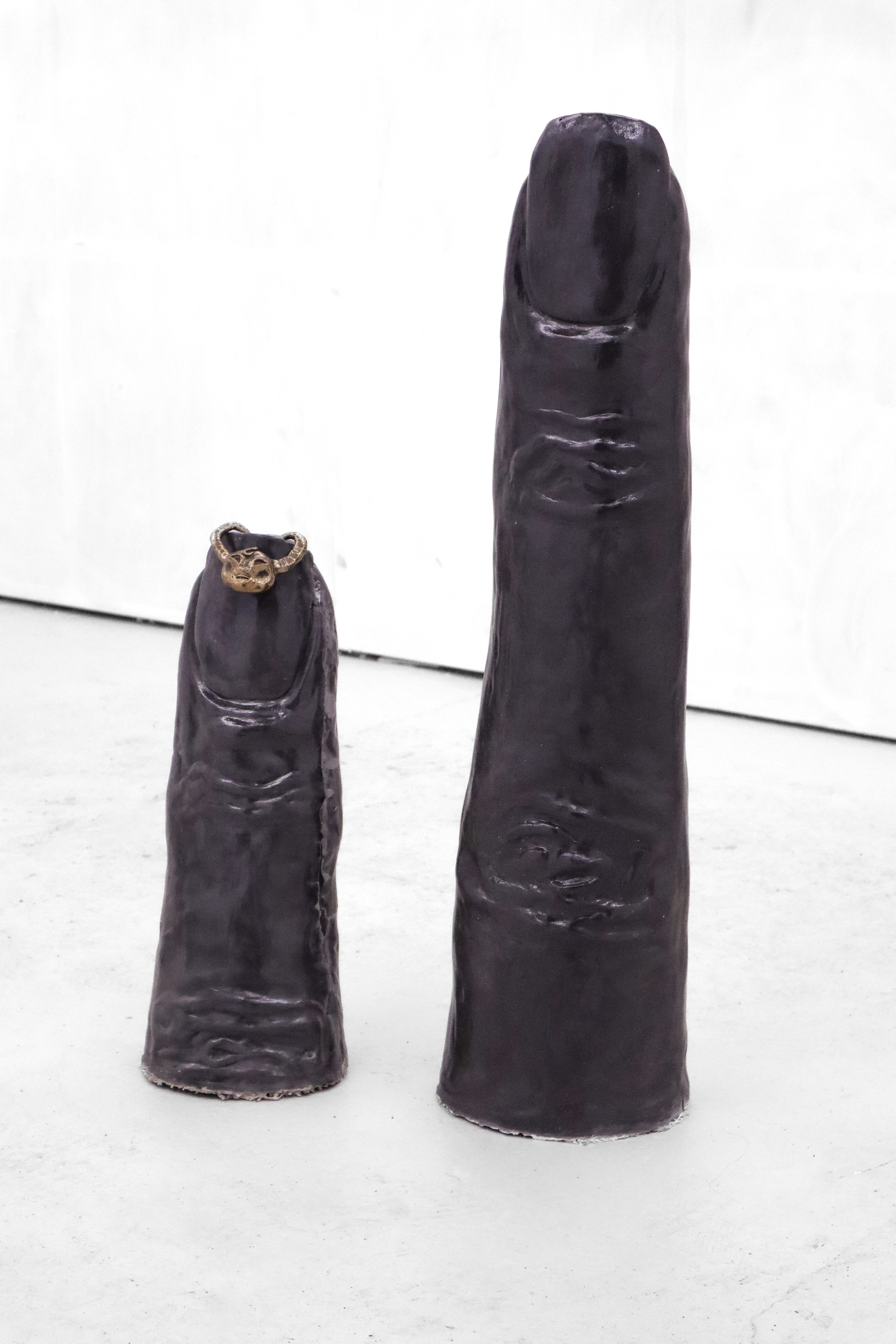 Just Another Screaming Speck of Dust (2025) Dimensions variable, jesmonite, fibreglass, bronze