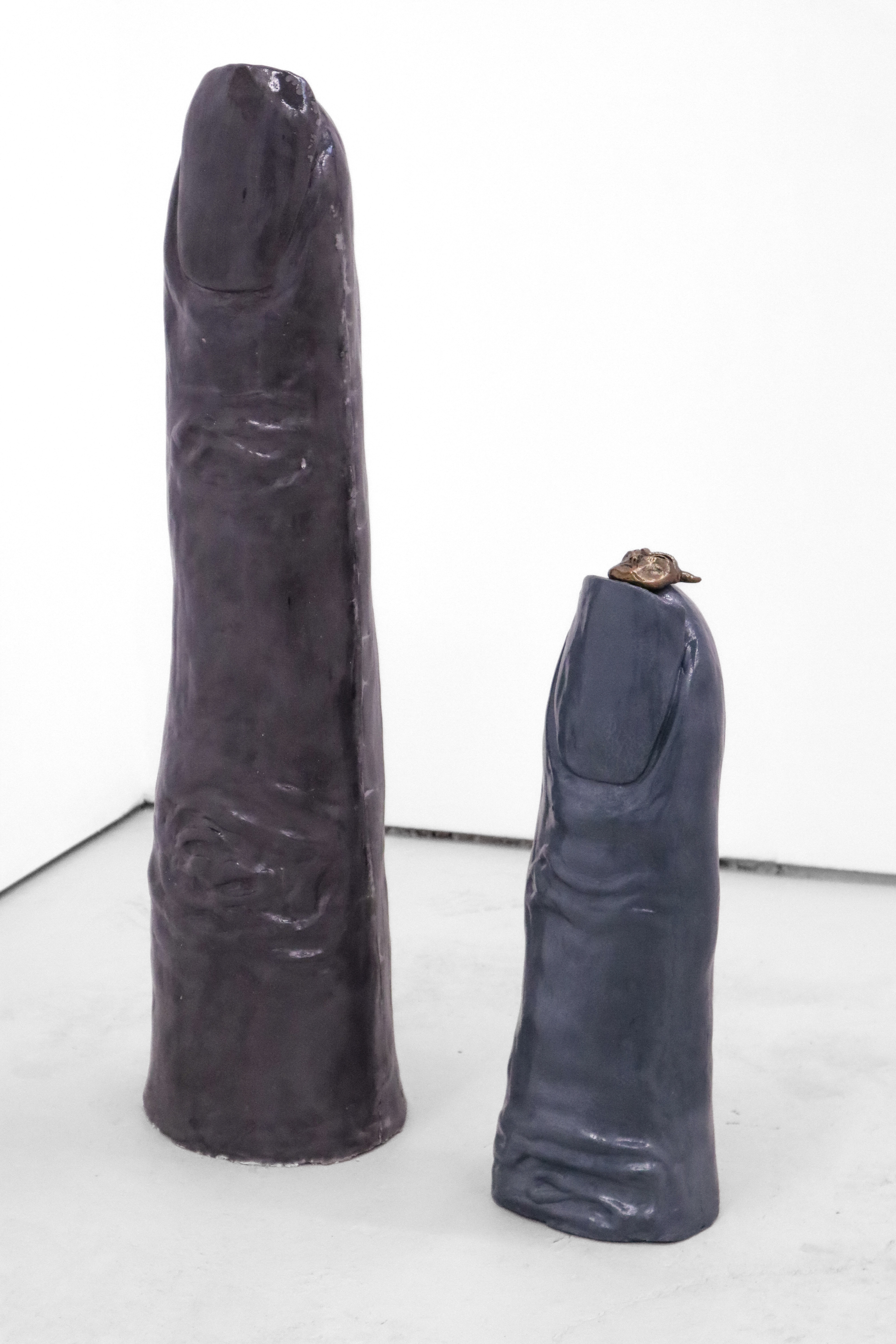 Just Another Screaming Speck of Dust (2025) Dimensions variable, jesmonite, fibreglass, bronze