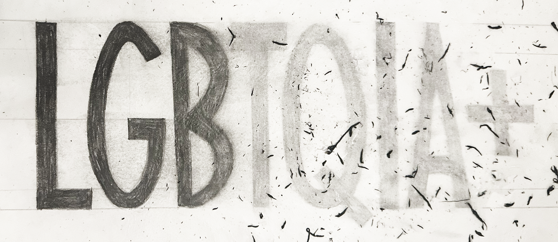 The Cruelty is the Point | Graphite erased from paper | February '25