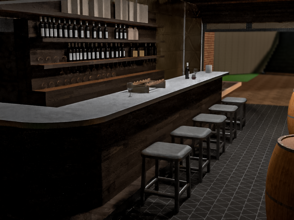 Winery concept - wine bar