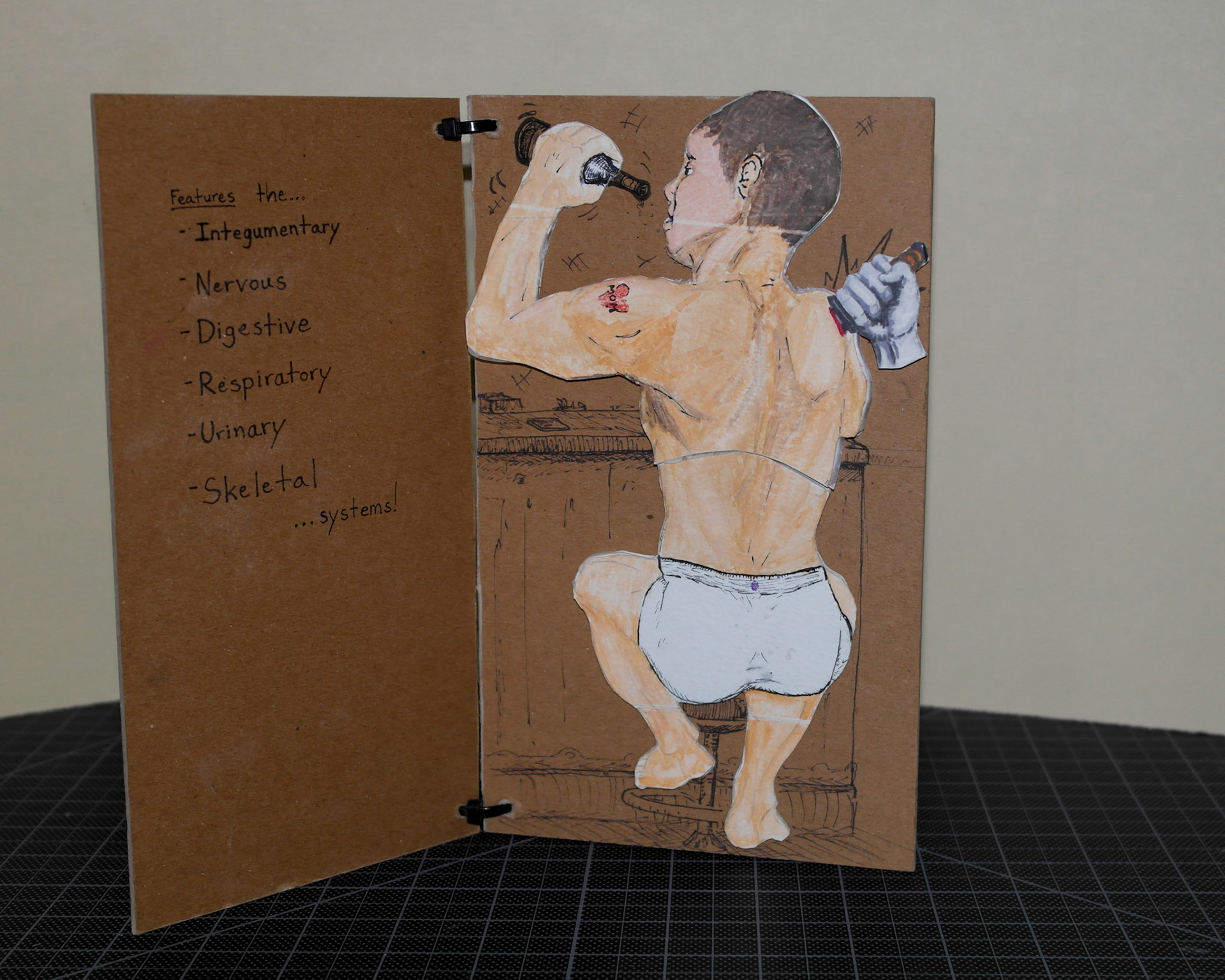 Anatomy - Interior - Pencil & Marker