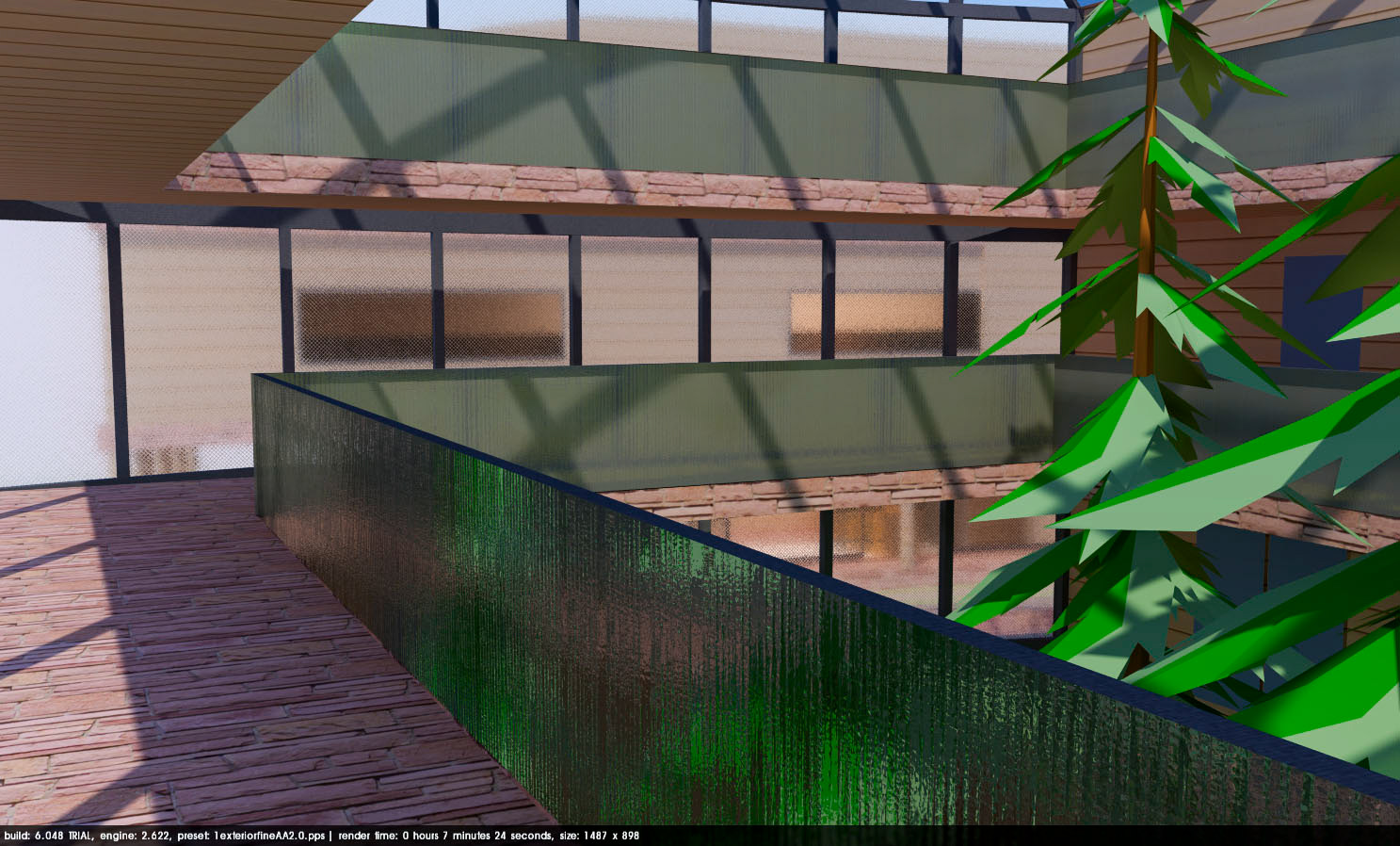 Apartment Complex - Green space