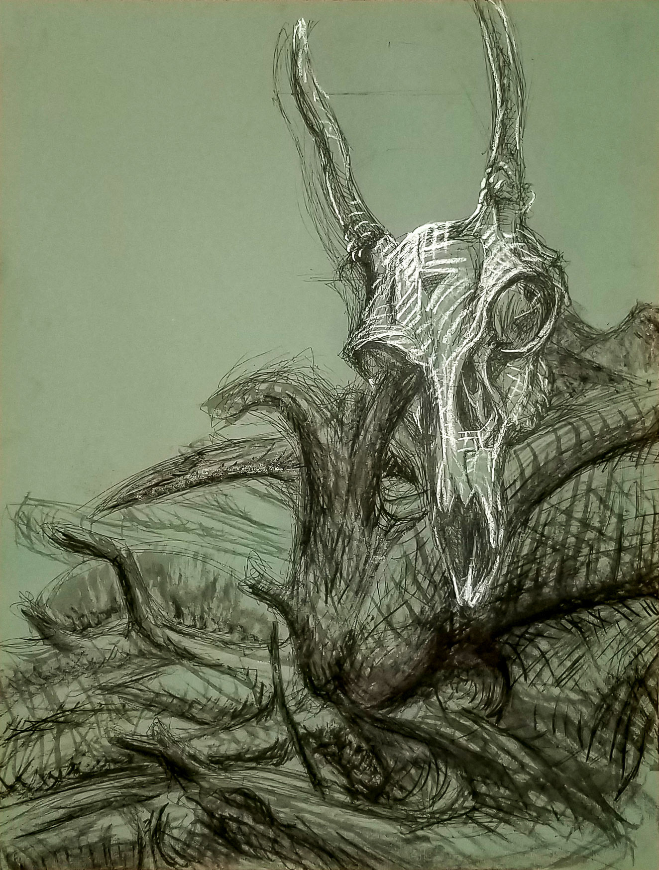 End - Charcoal and Chalk