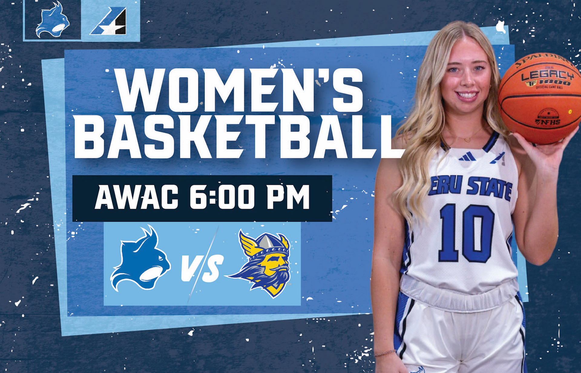 Women's Basketball gameday promo for football video board.