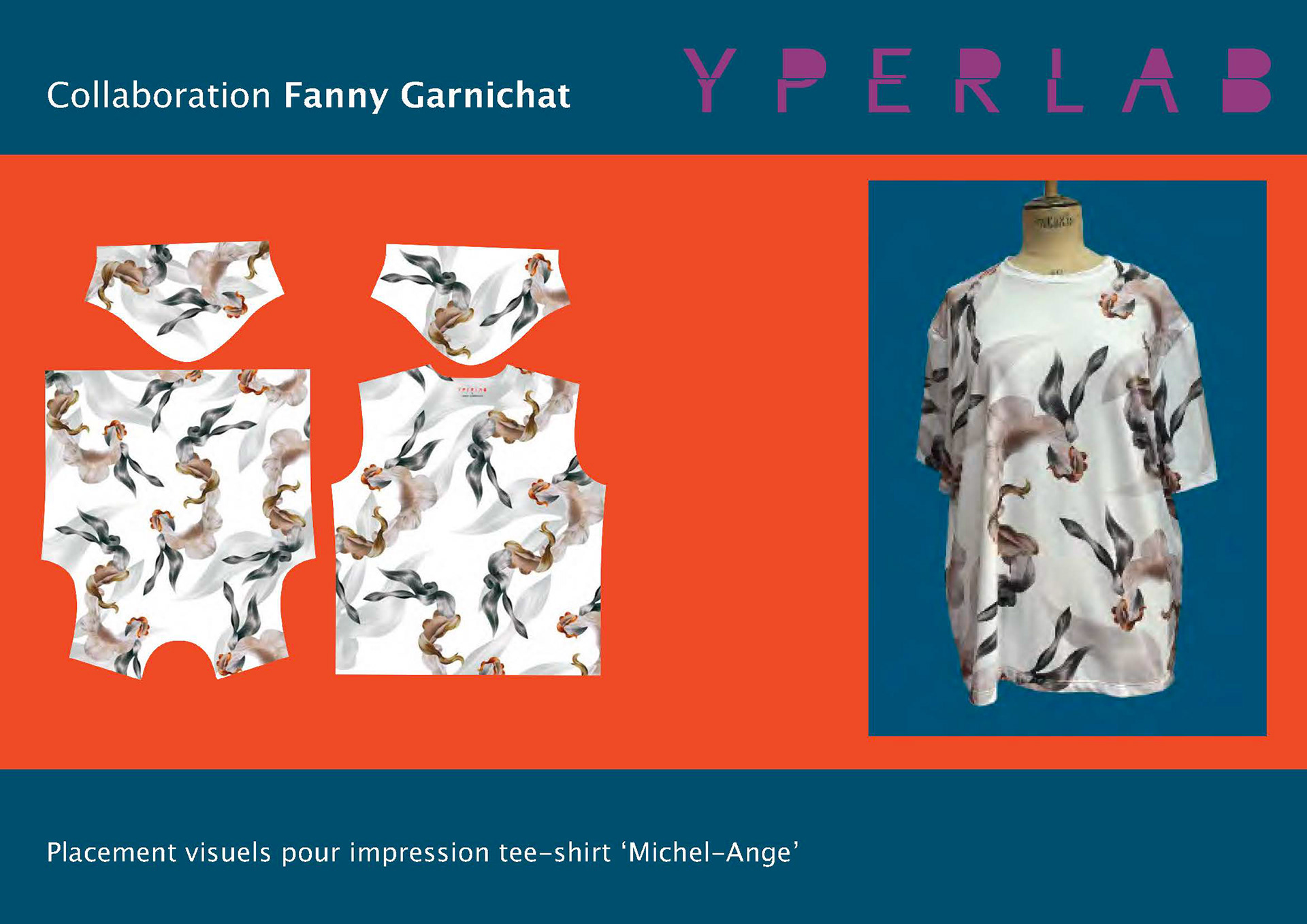 Montage placement tee-shirt en collaboration avec Fanny Garnichat