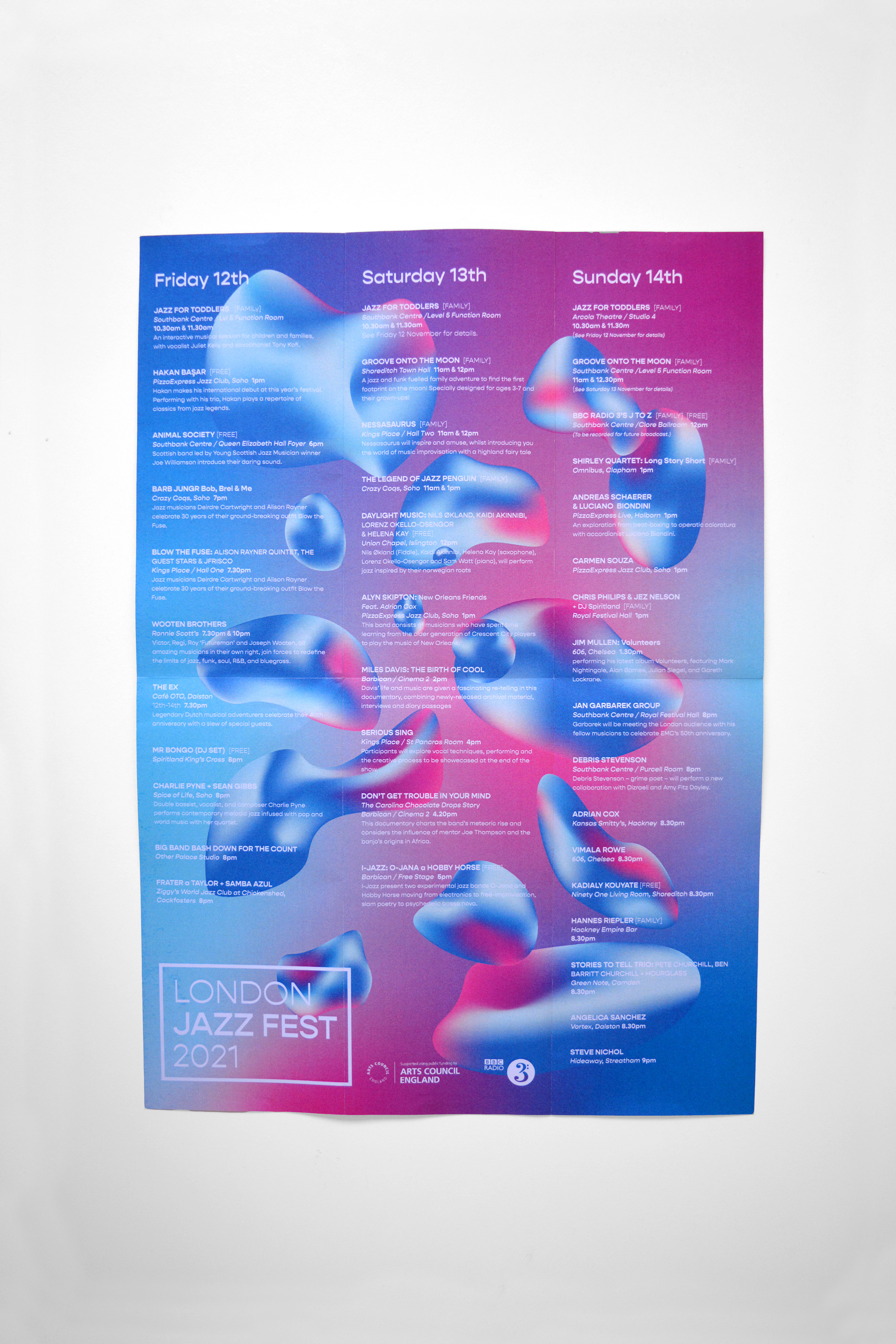 Event Leaflet [front, unfolded]