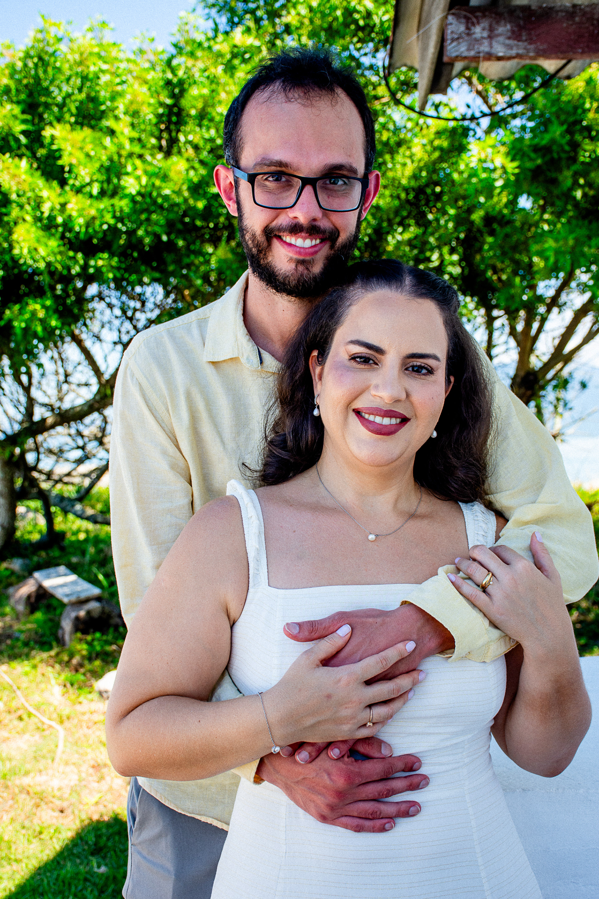 Lígia e Vinicíus | Foto: Mariana Eli / Verum Fotografia