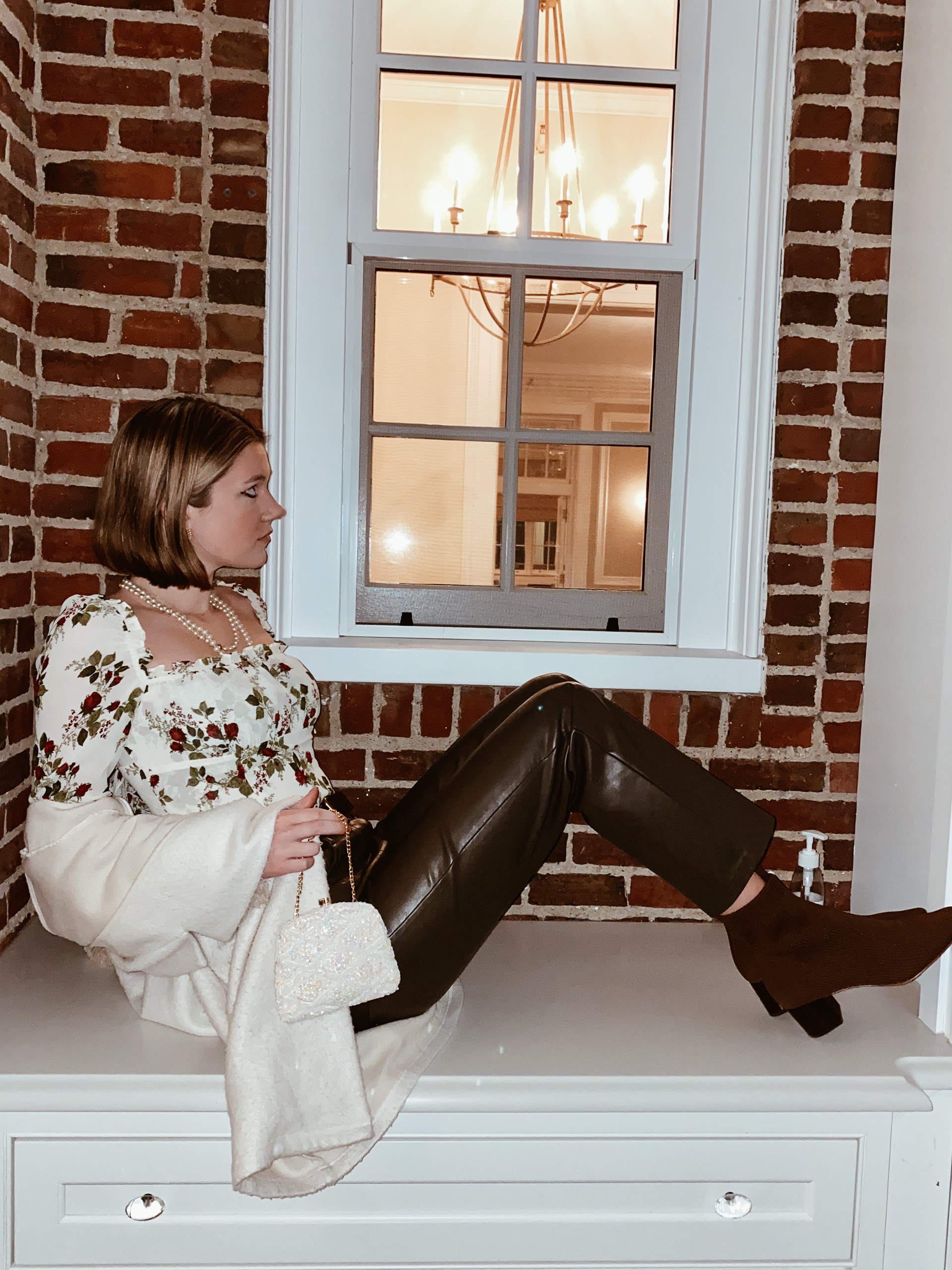 elegance, contrasted with leather