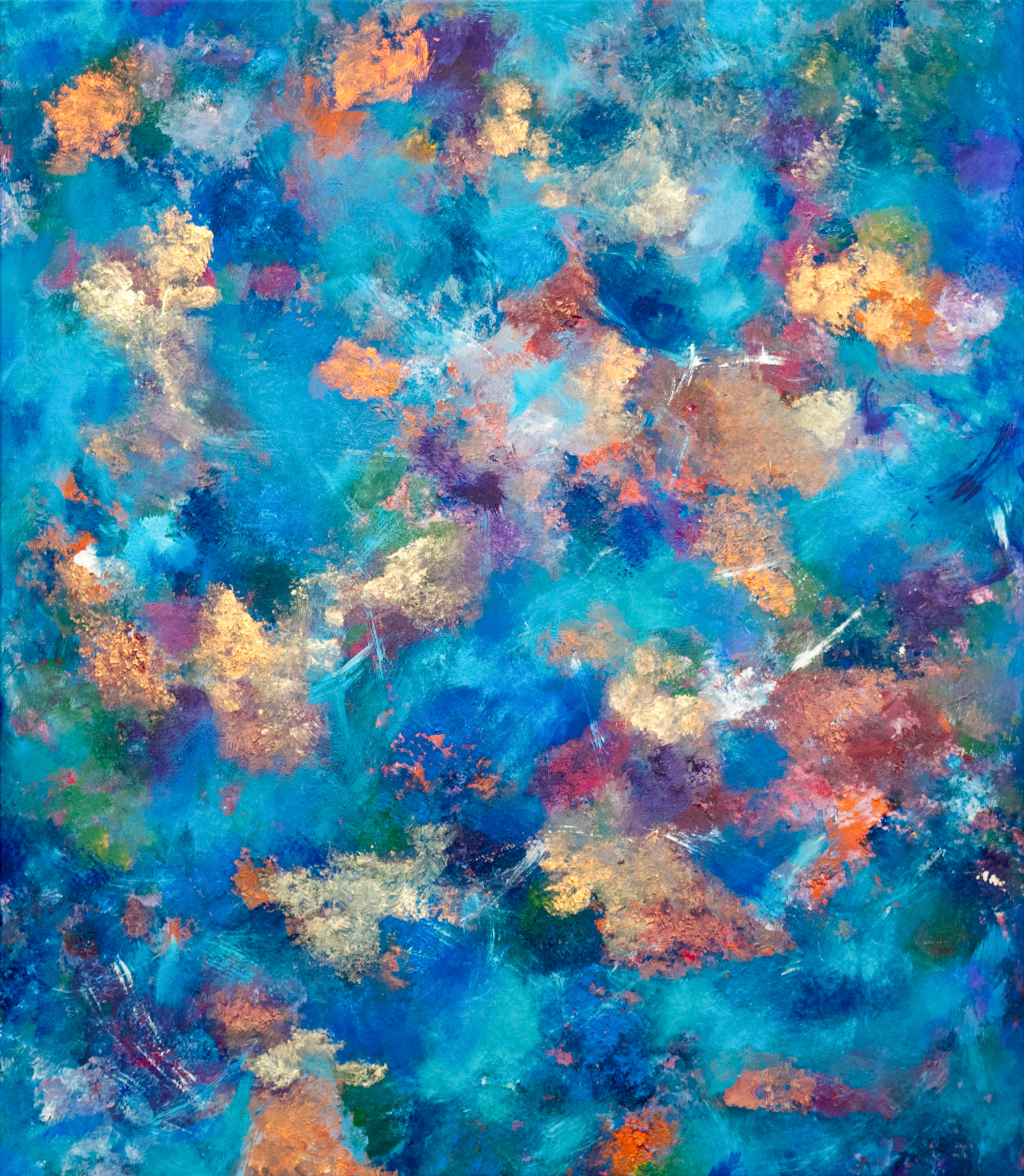 Lost structures | acrylics on canvas | 100x115 cm | year 2022