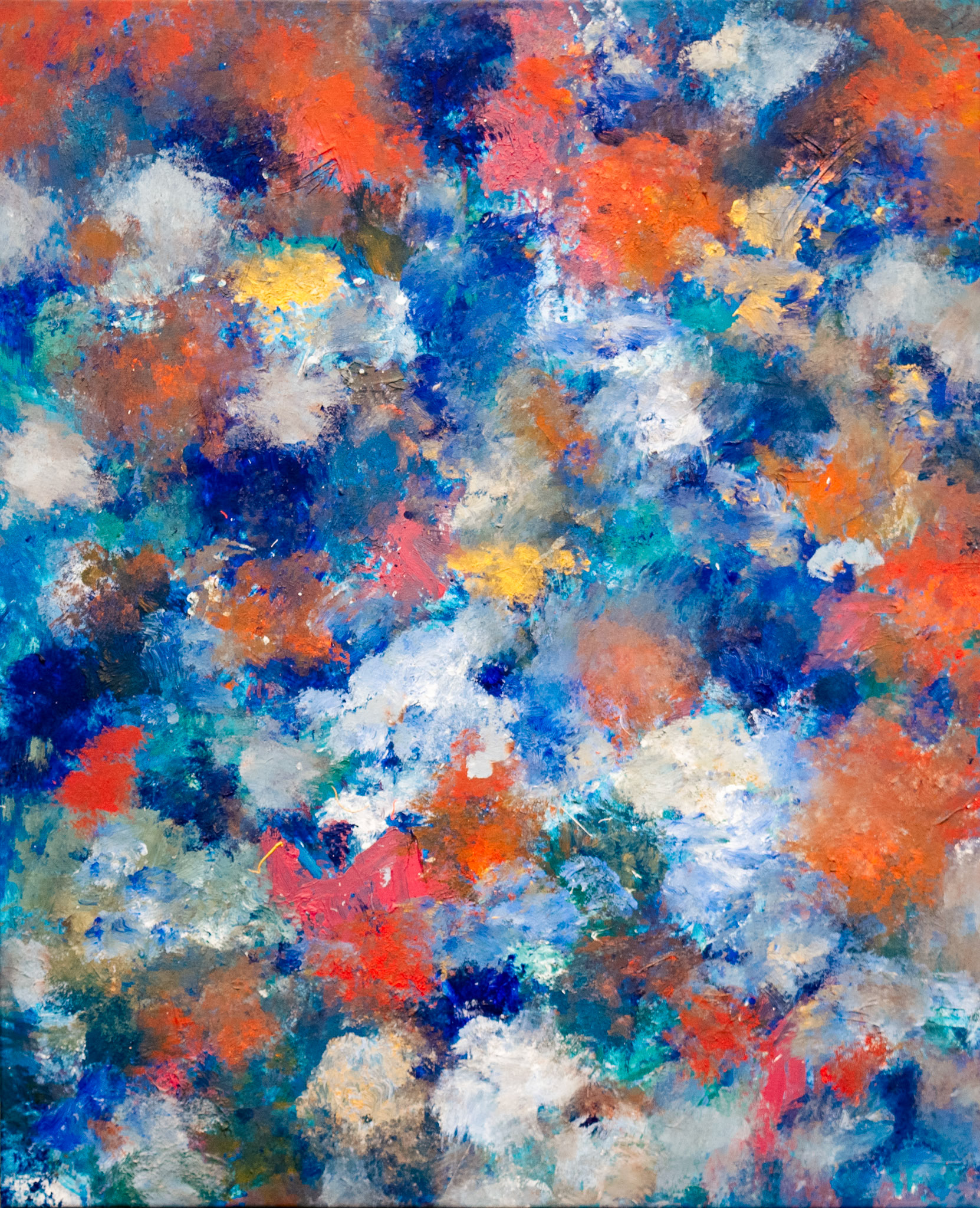 Fragments | acrylics on canvas | 95x115 cm | year 2022