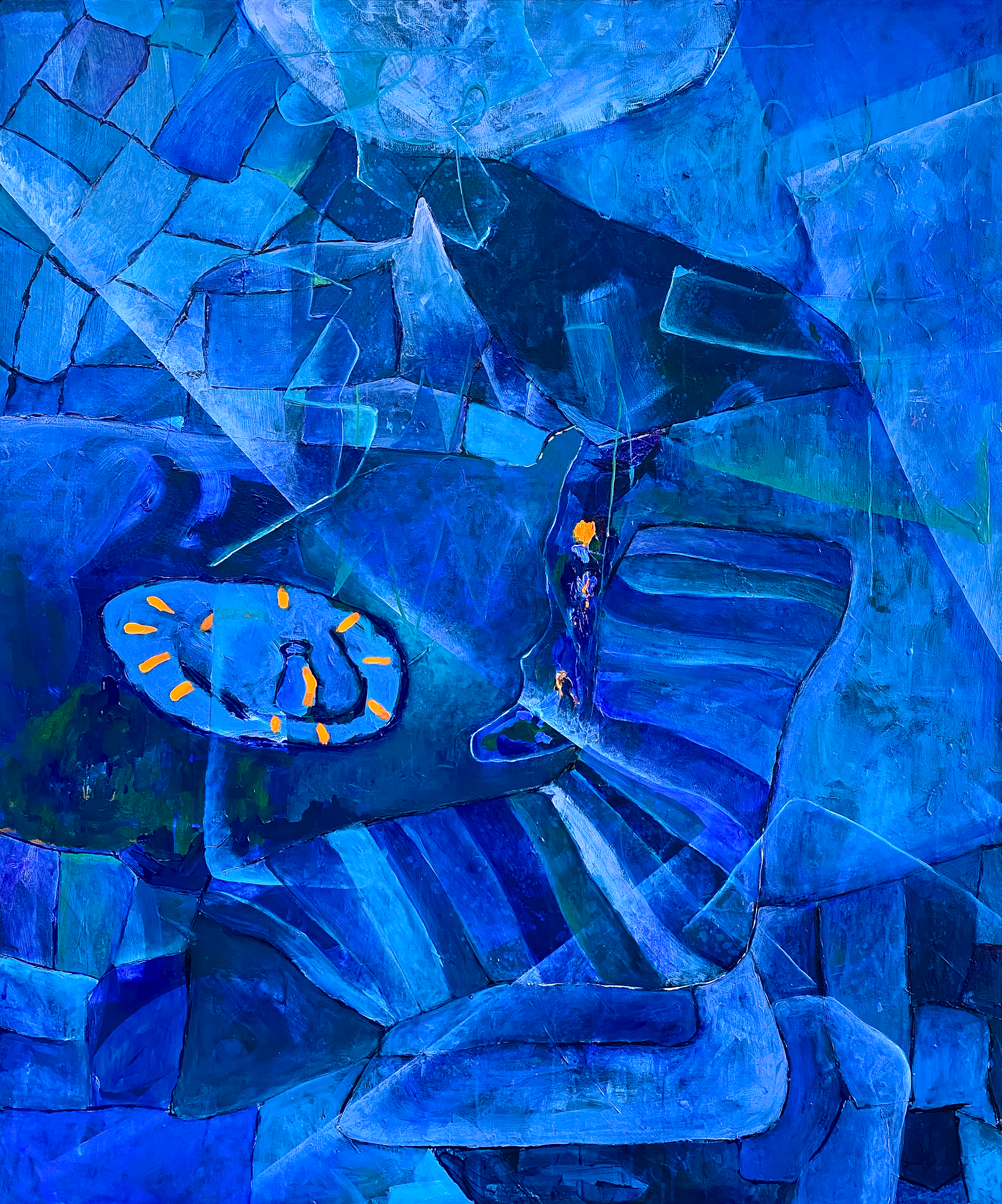 '80/10' | acrylics on canvas | size 100x120 cm | year 2022