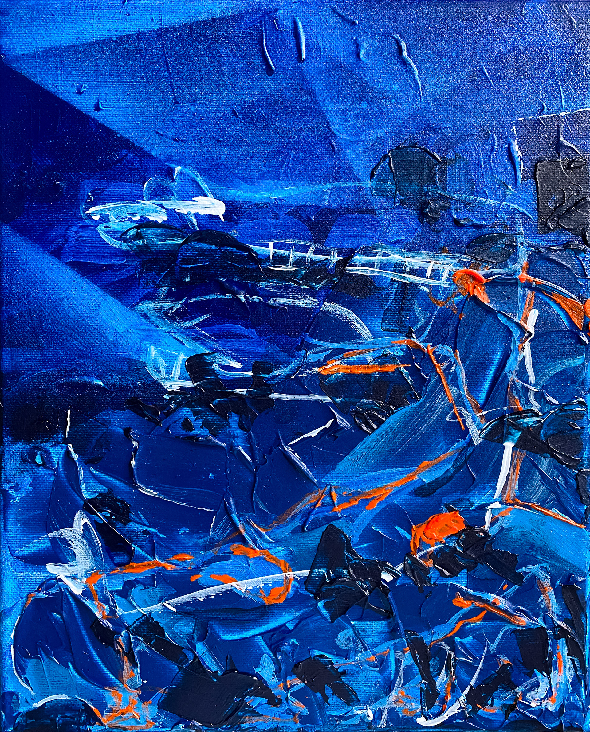 'Over the fence' | acrylics on canvas | size 24x30 cm | year 2022 