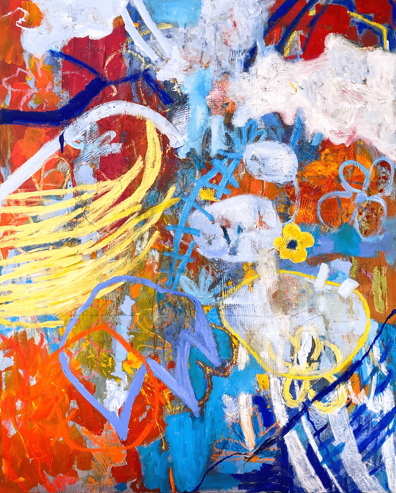 Windows | acrylic on canvas | size 140cmx180cm | year 2021 (SOLD)