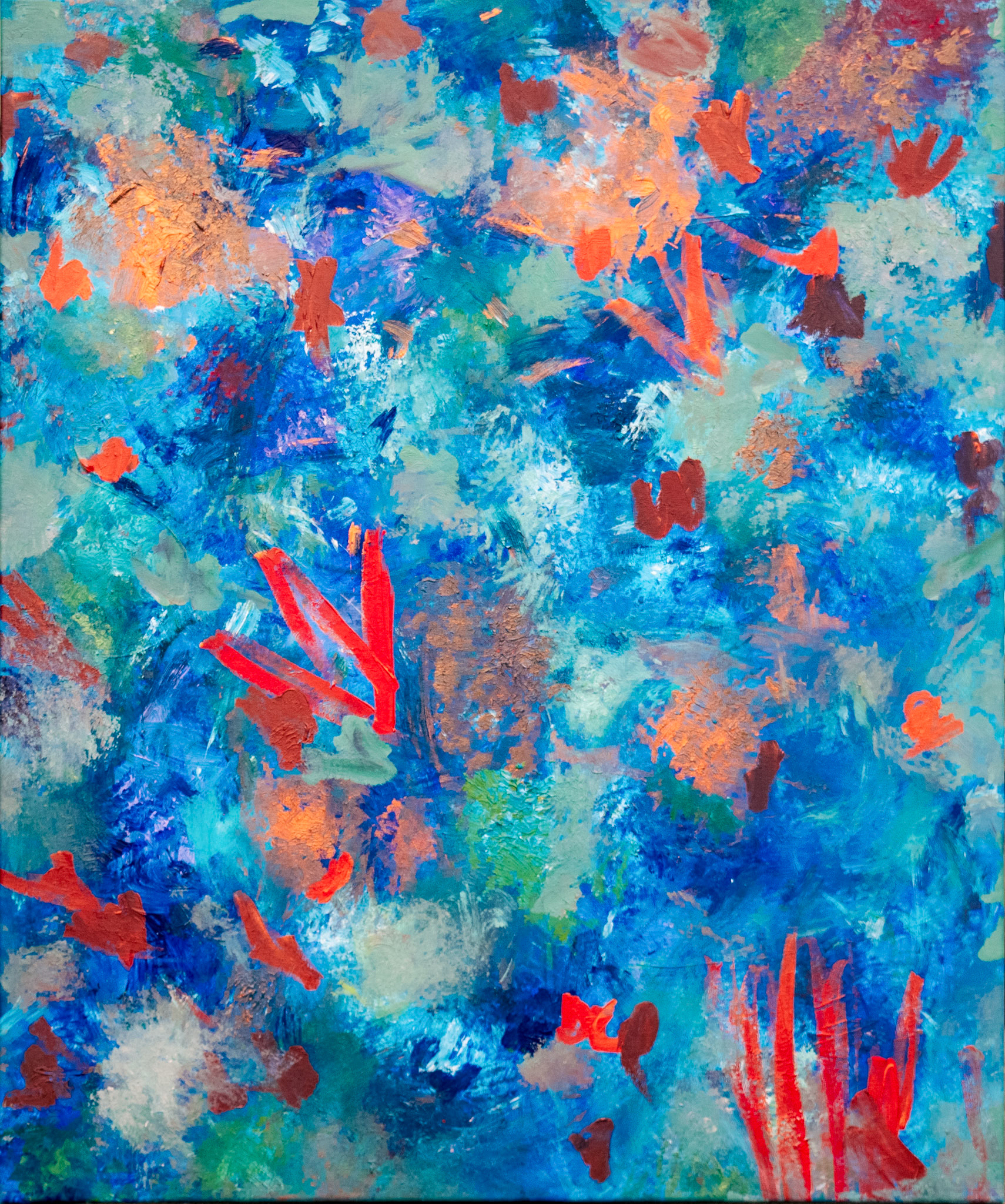 Spaceship | acrylics on canvas | 95x115 cm | year 2022 