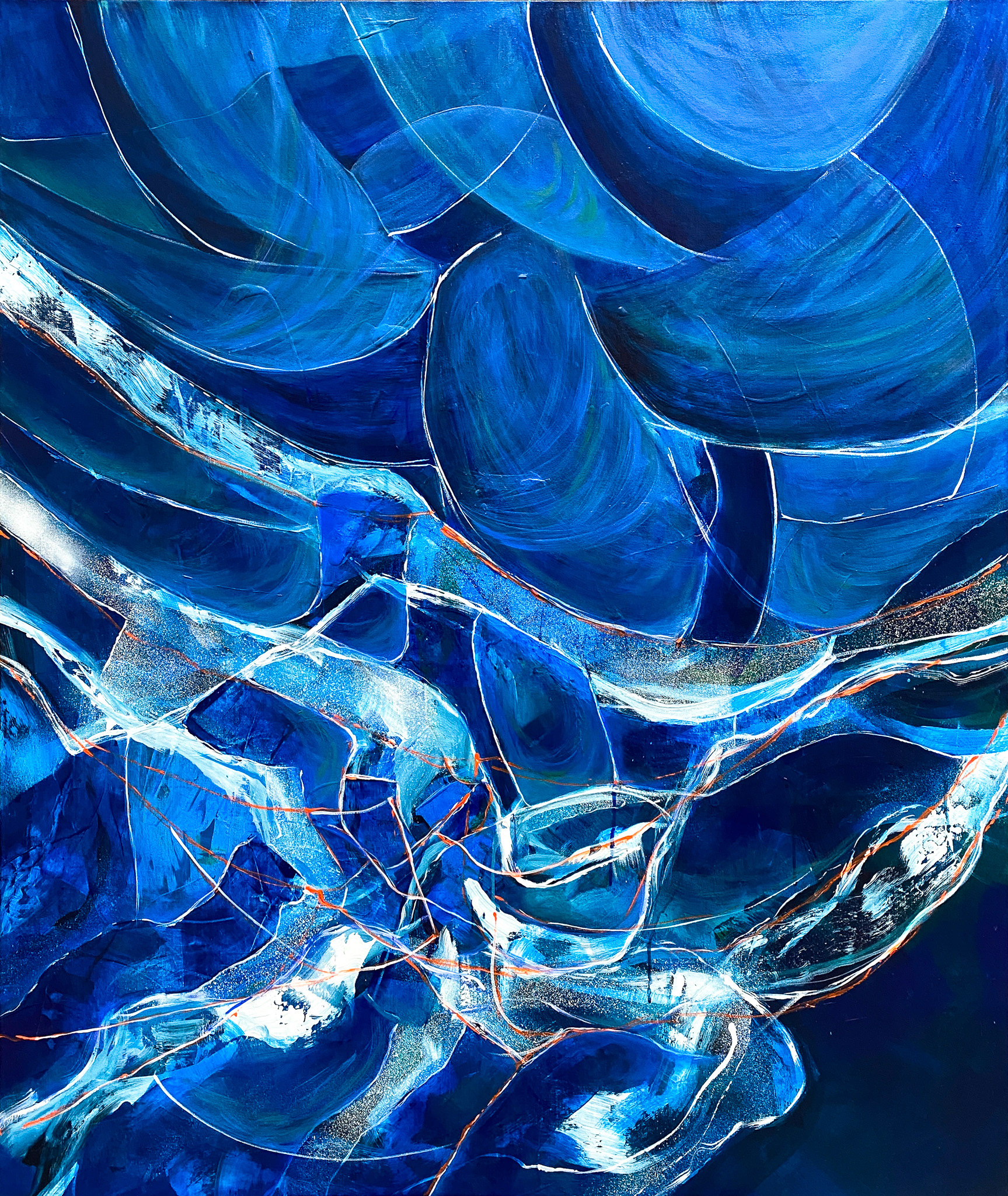 'Out of breath' | acrylics & oil on canvas  | size 100x120 cm | year 2023 