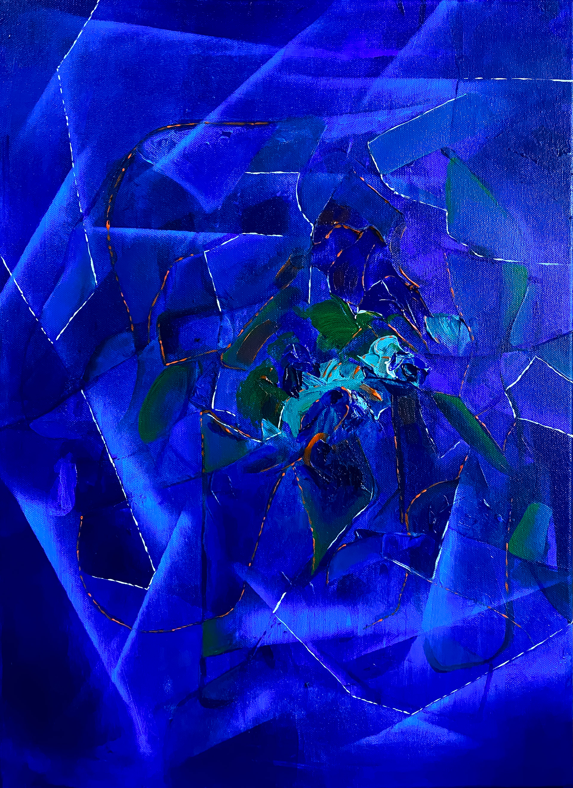 'Barefoot' | acrylics on canvas | size 40x60 cm | year 2022 