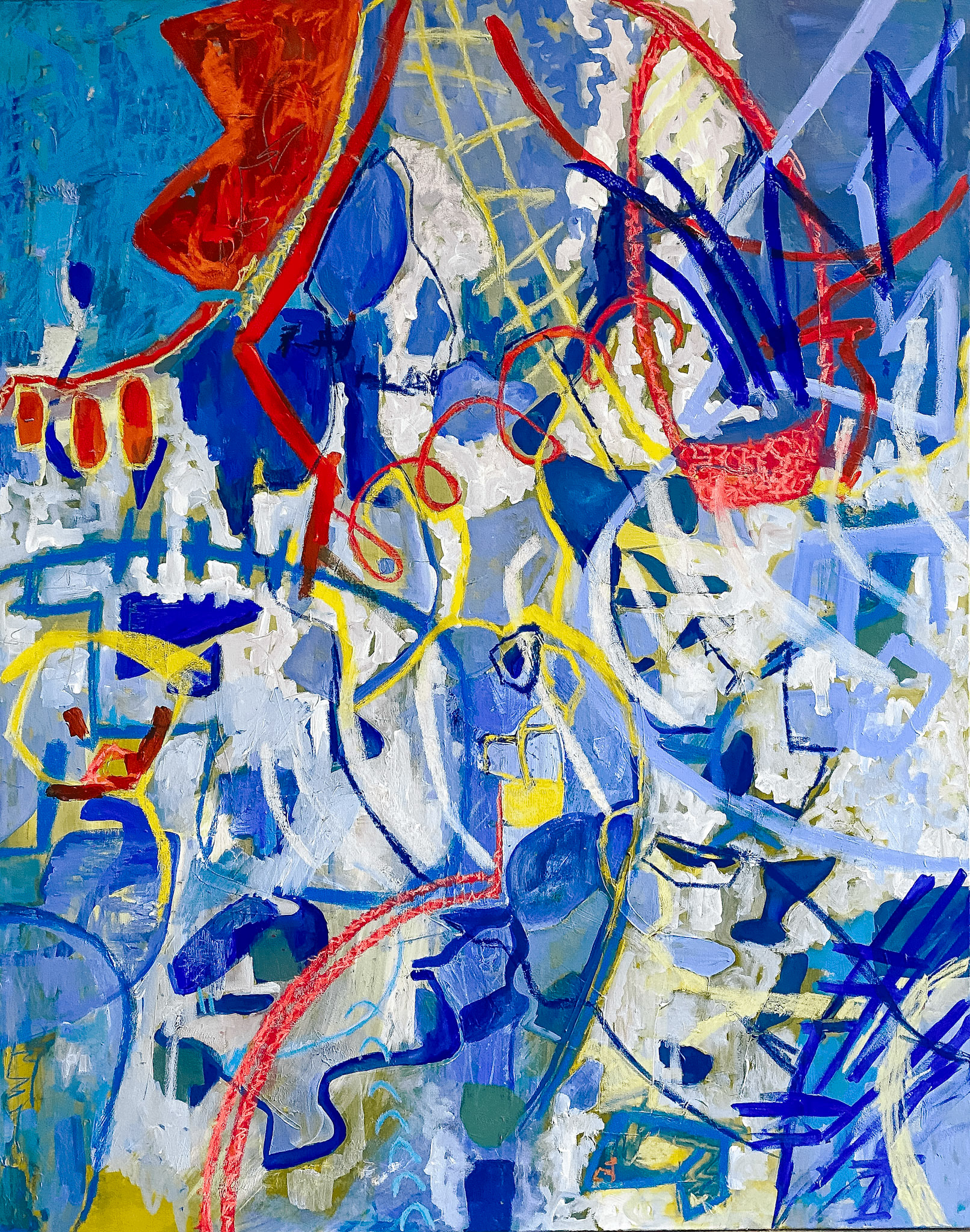 FEAR-less | acrylic on canvas | size 140x180cm | year 2021 (SOLD)