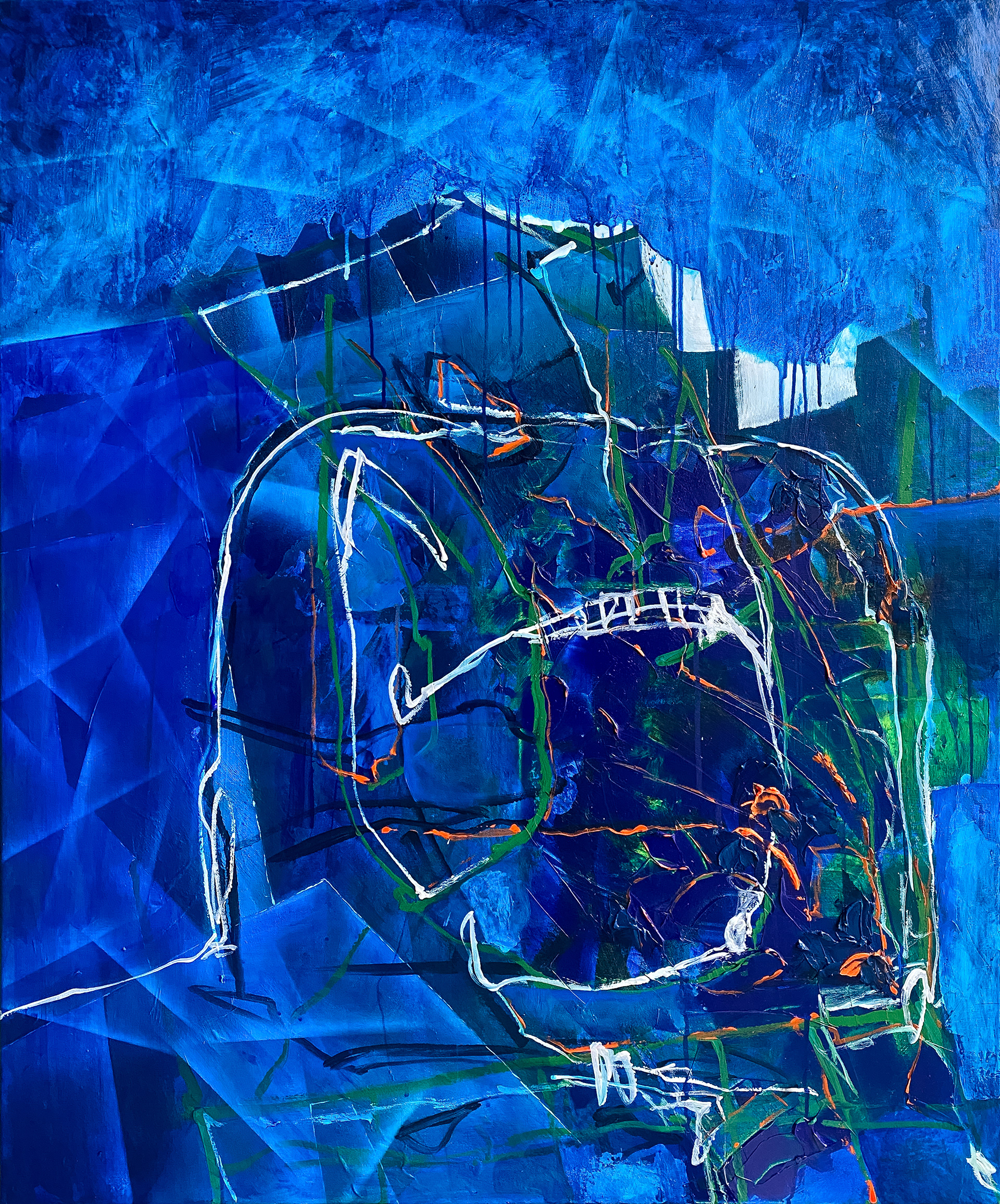 'BIRDY' | acrylics on canvas | size 95x115 cm | year 2022 