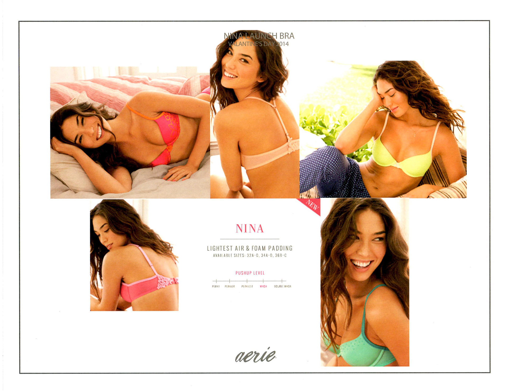 Aerie on X: Introducing our newest bra fit, Nina! Light as air