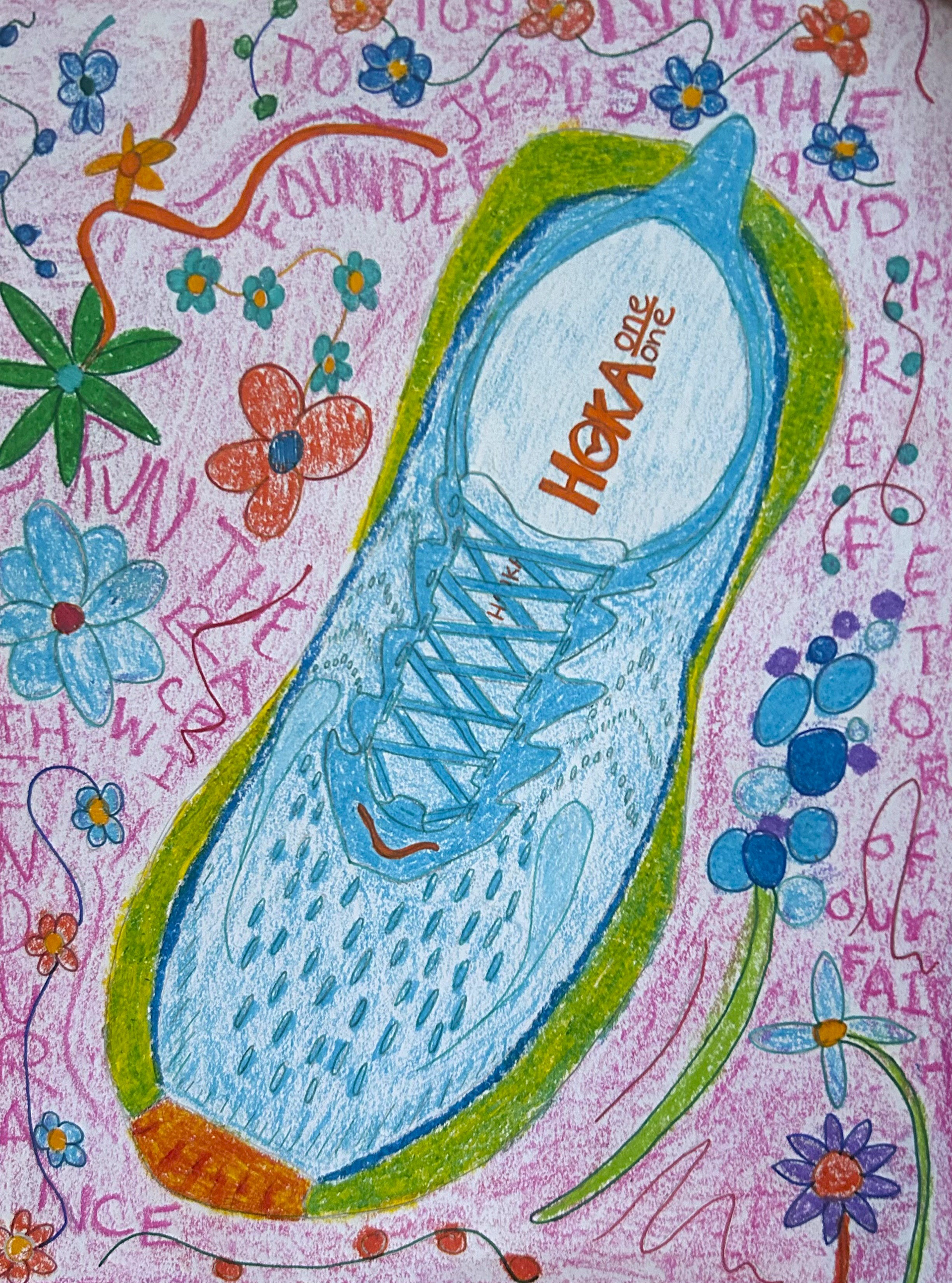 Run with endurance - shoe portrait