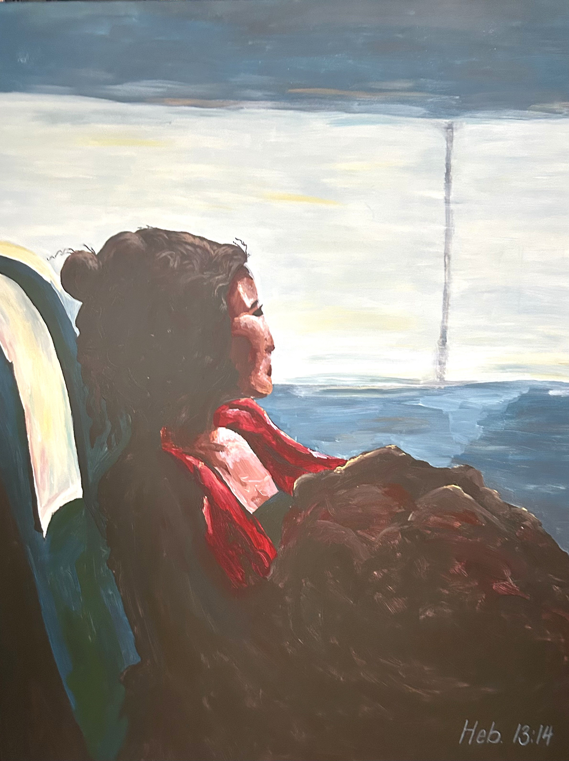 Not My Home. Acrylic 48"x60"