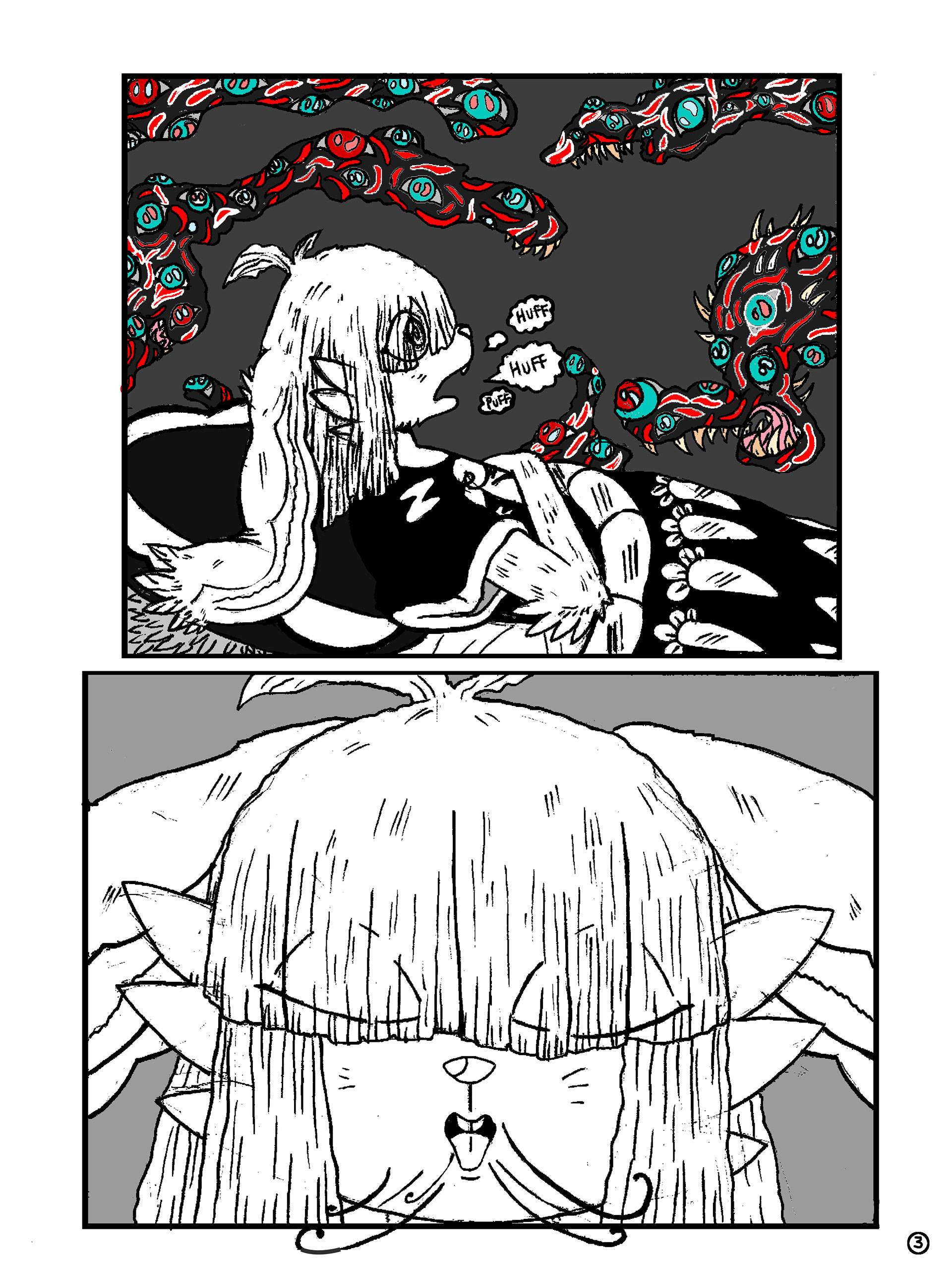 Page from “Anxiety Monster”